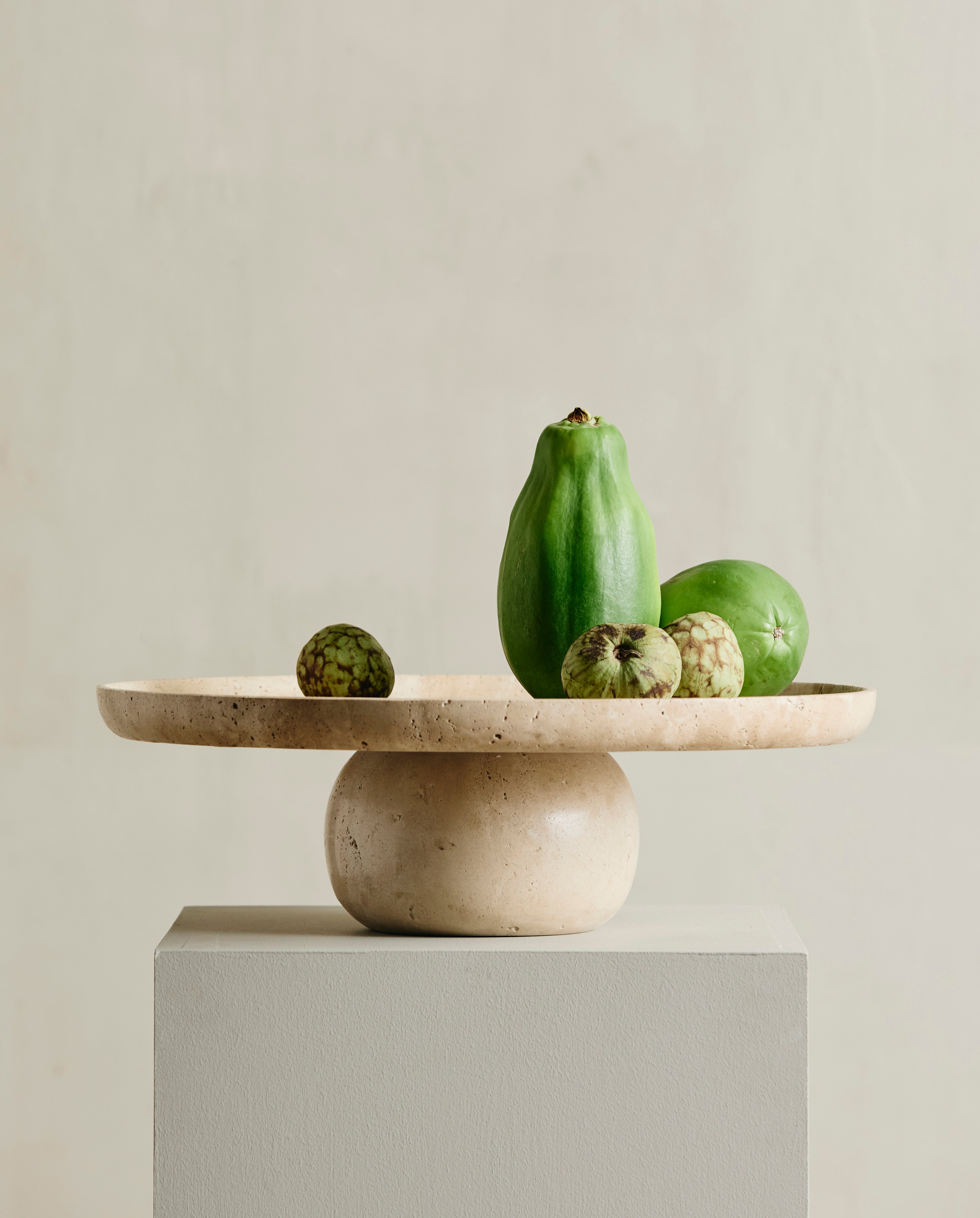 Masa Tray On Foot - Ivory, Nordal, servering och upplägg