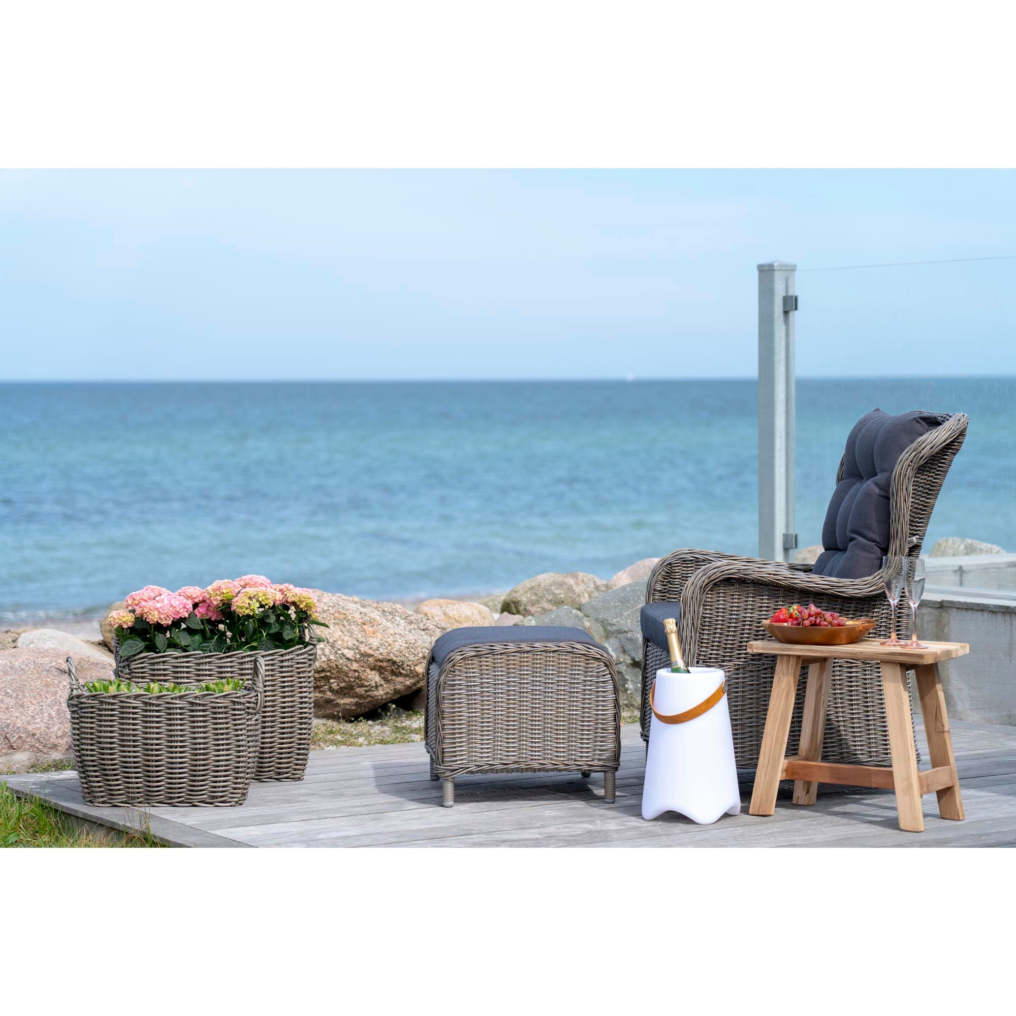 BRISTOL LED Vin-kylare, vit