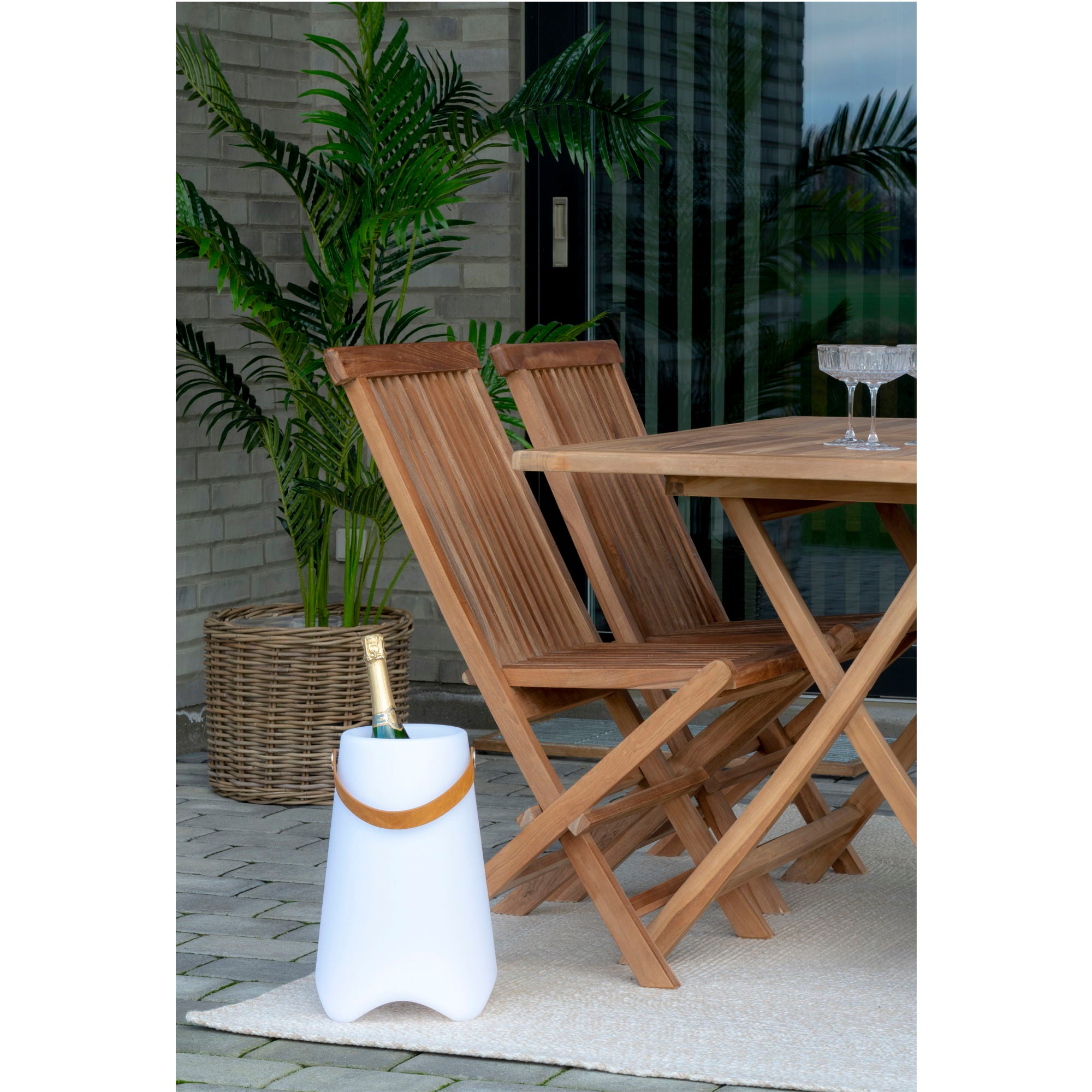 BRISTOL LED Vin-kylare, vit