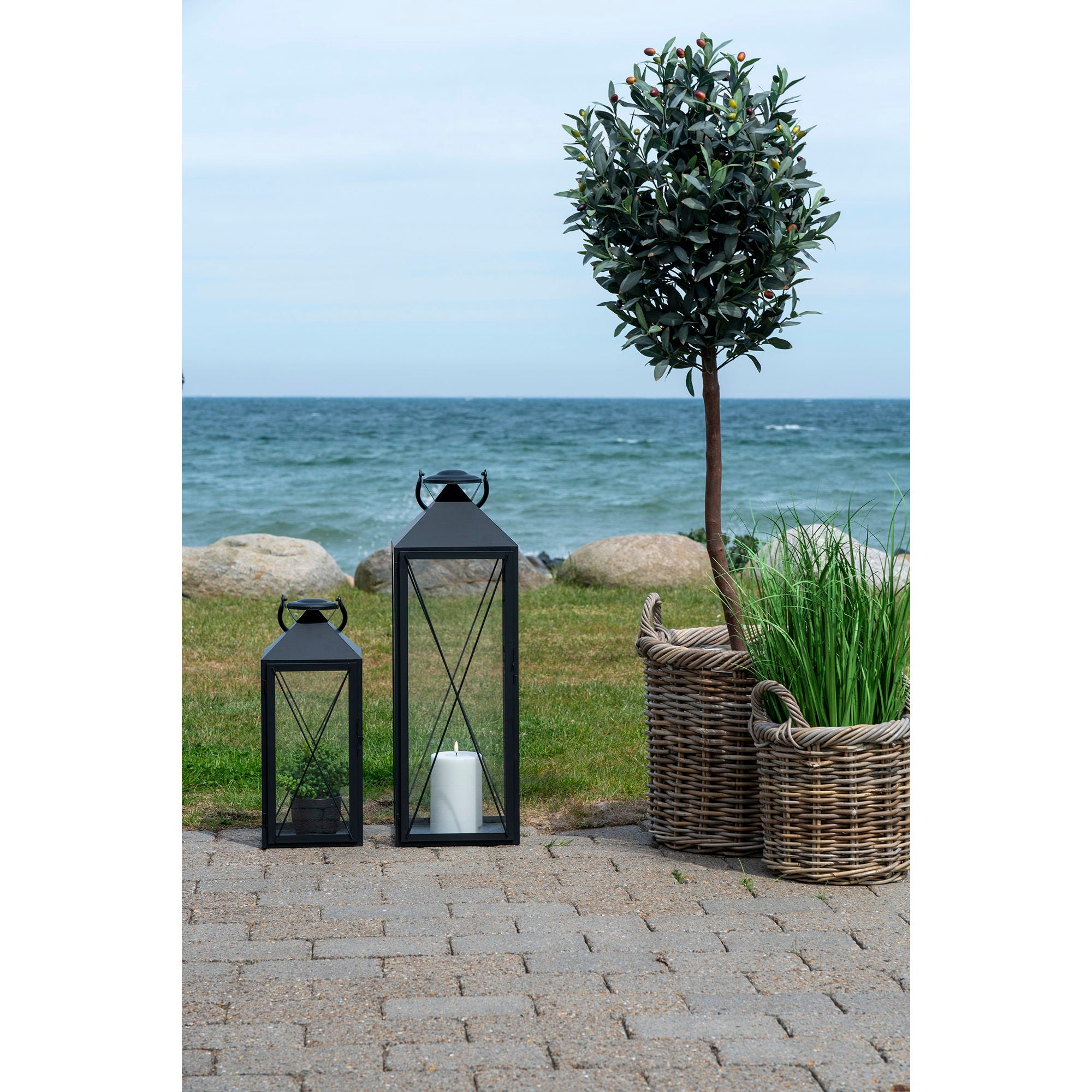 CASA Lyktor, svart, 2-pack