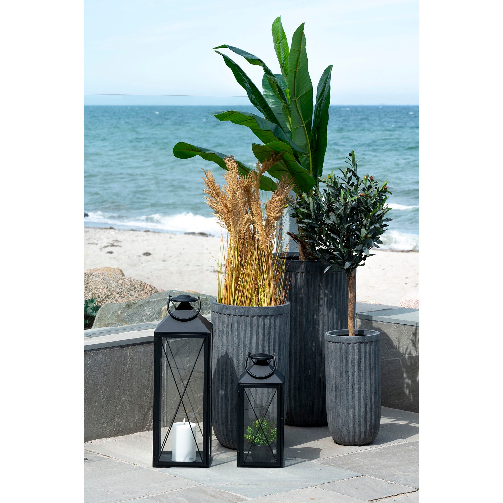 CASA Lyktor, svart, 2-pack