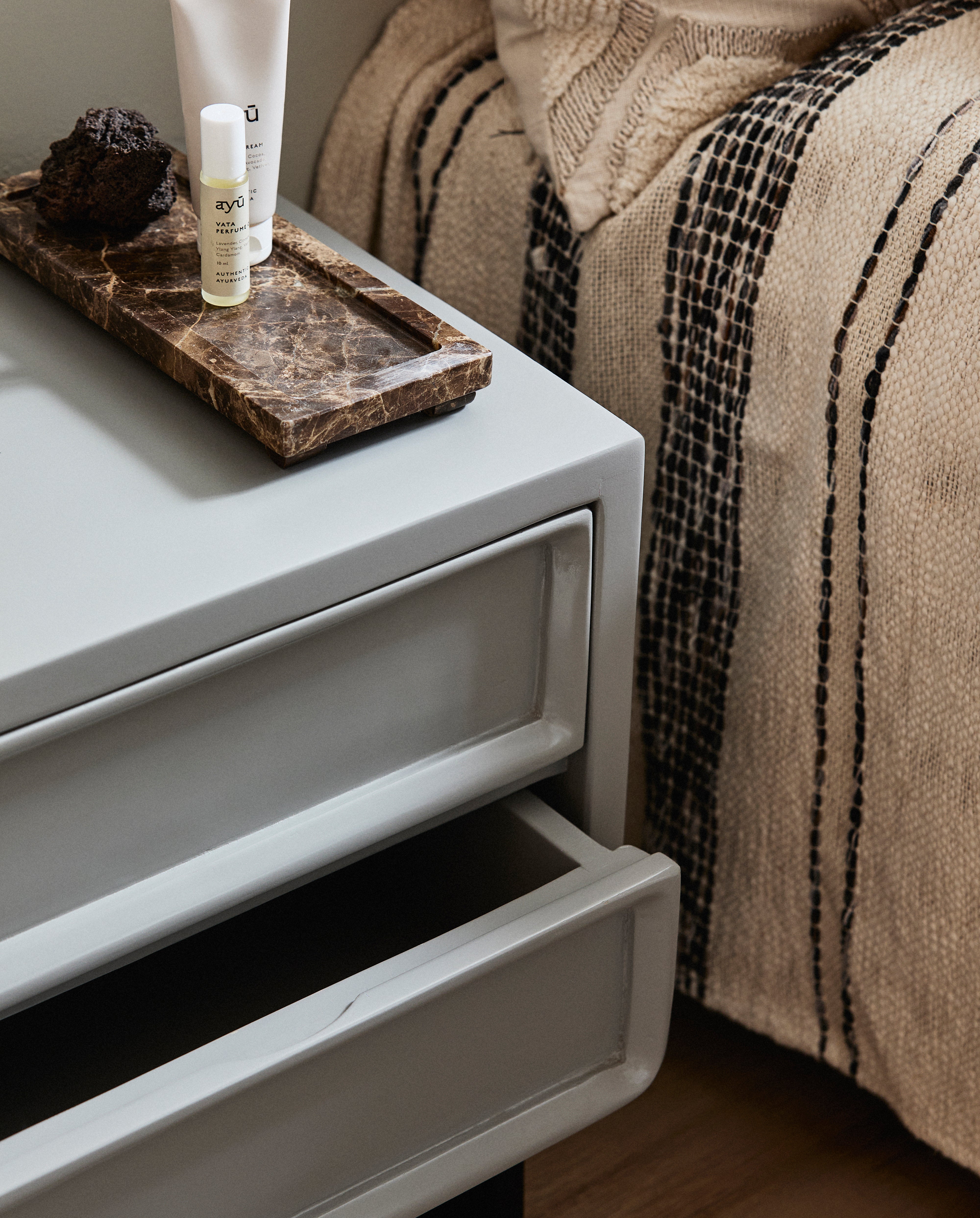 Ledro Night Stand - Grey, Nordal, bord