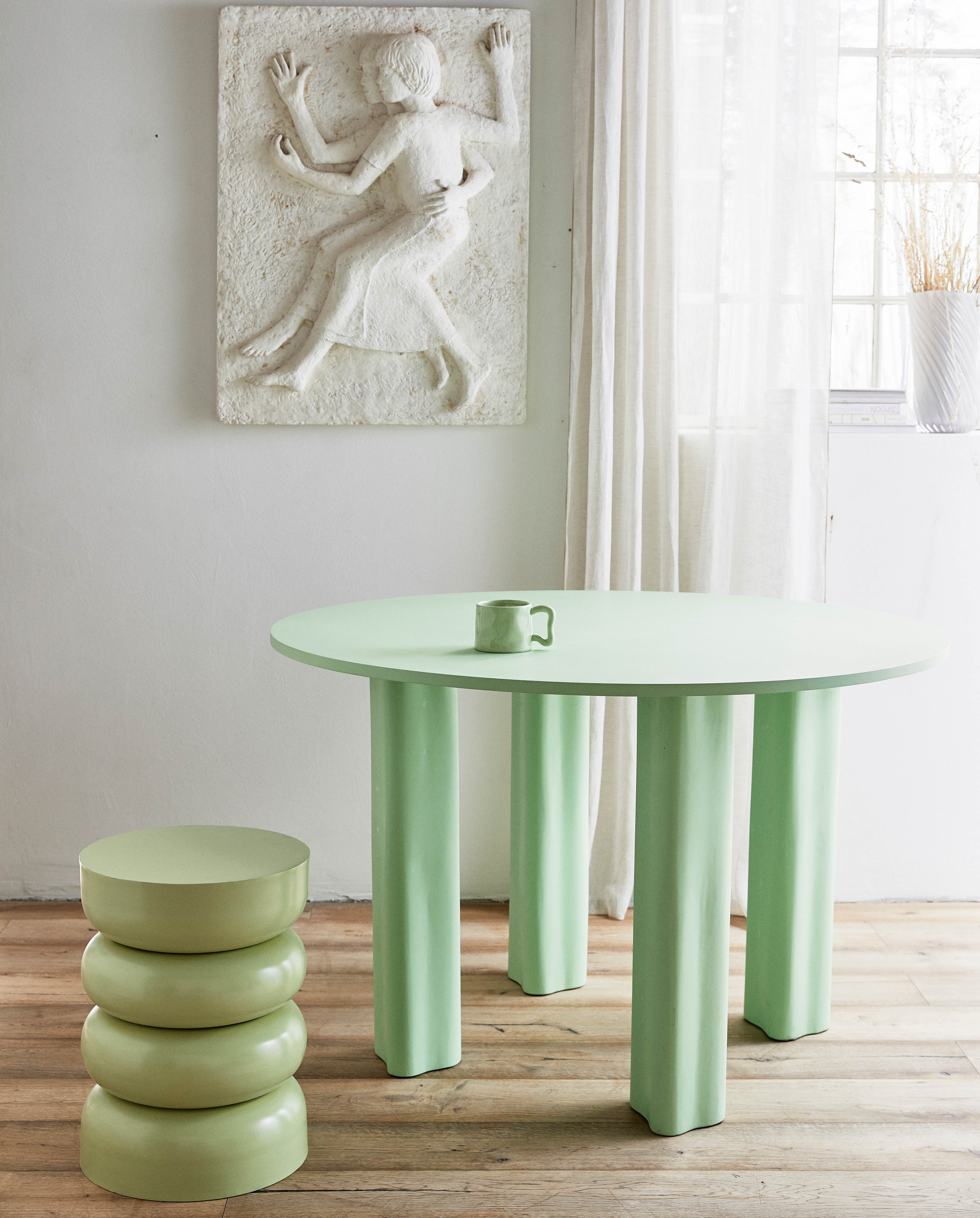 Jubba Side Table - Light Green, Nordal, bord