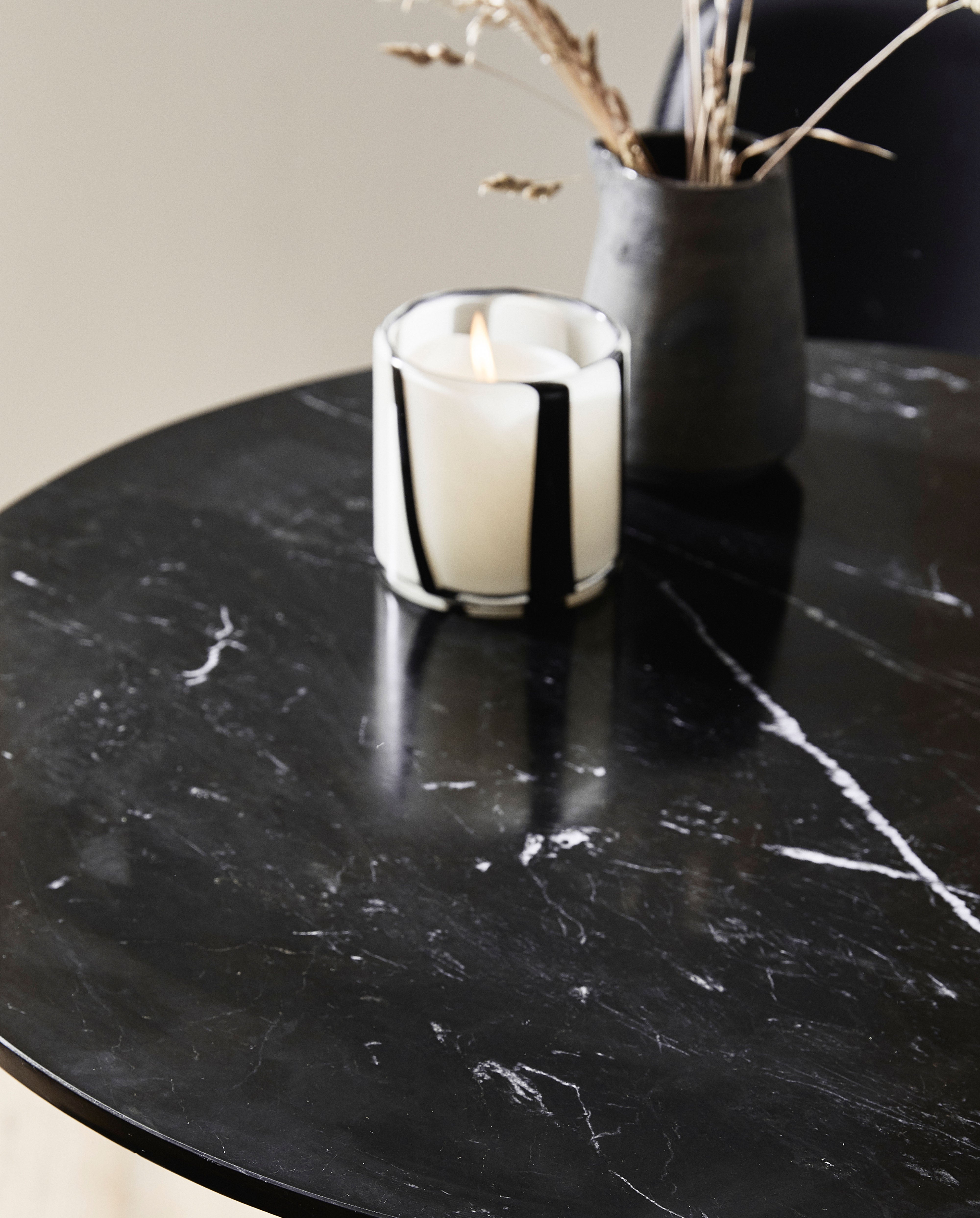 Erie Cafe Table - Black Marble Top, Nordal, bord