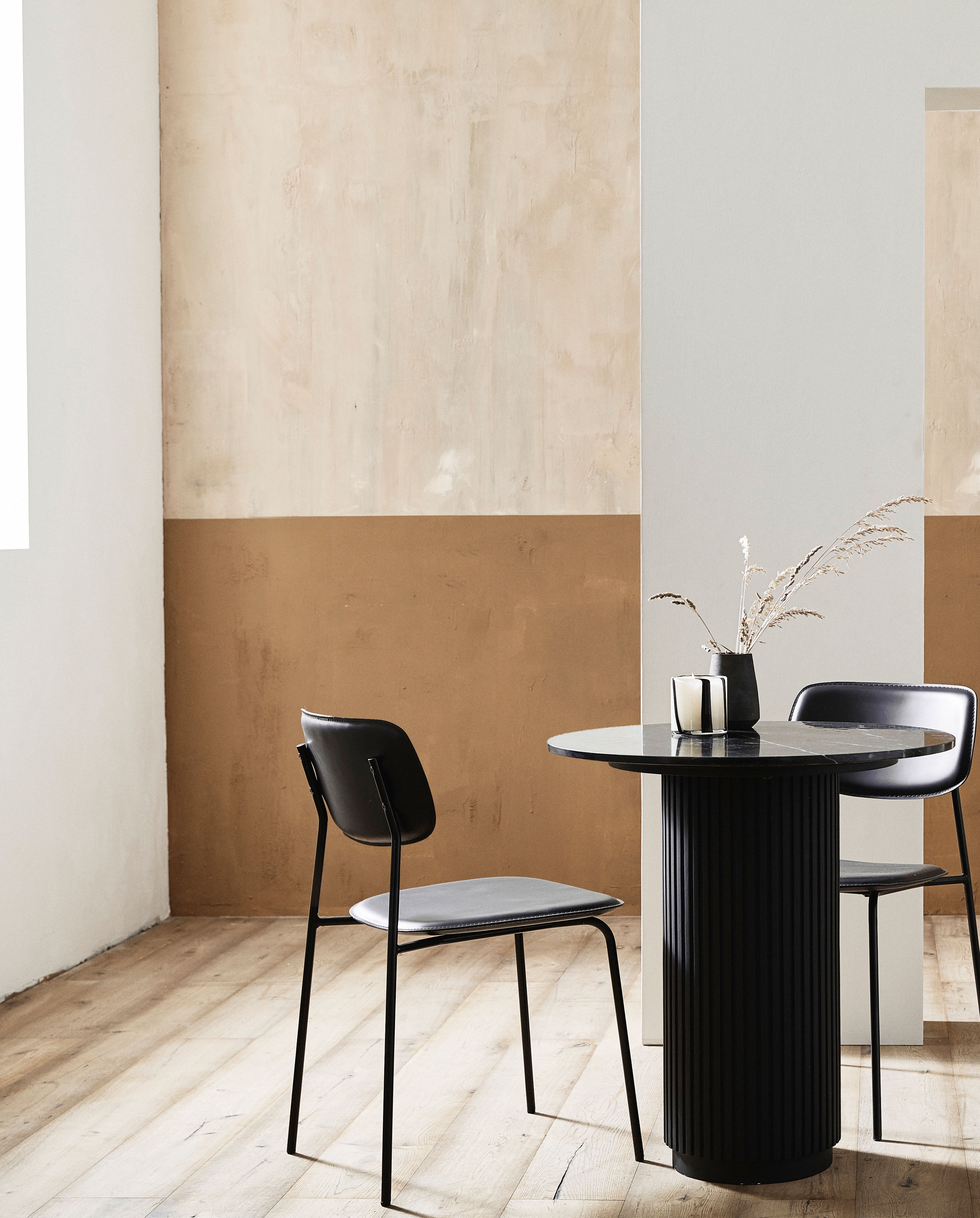 Erie Cafe Table - Black Marble Top, Nordal, bord