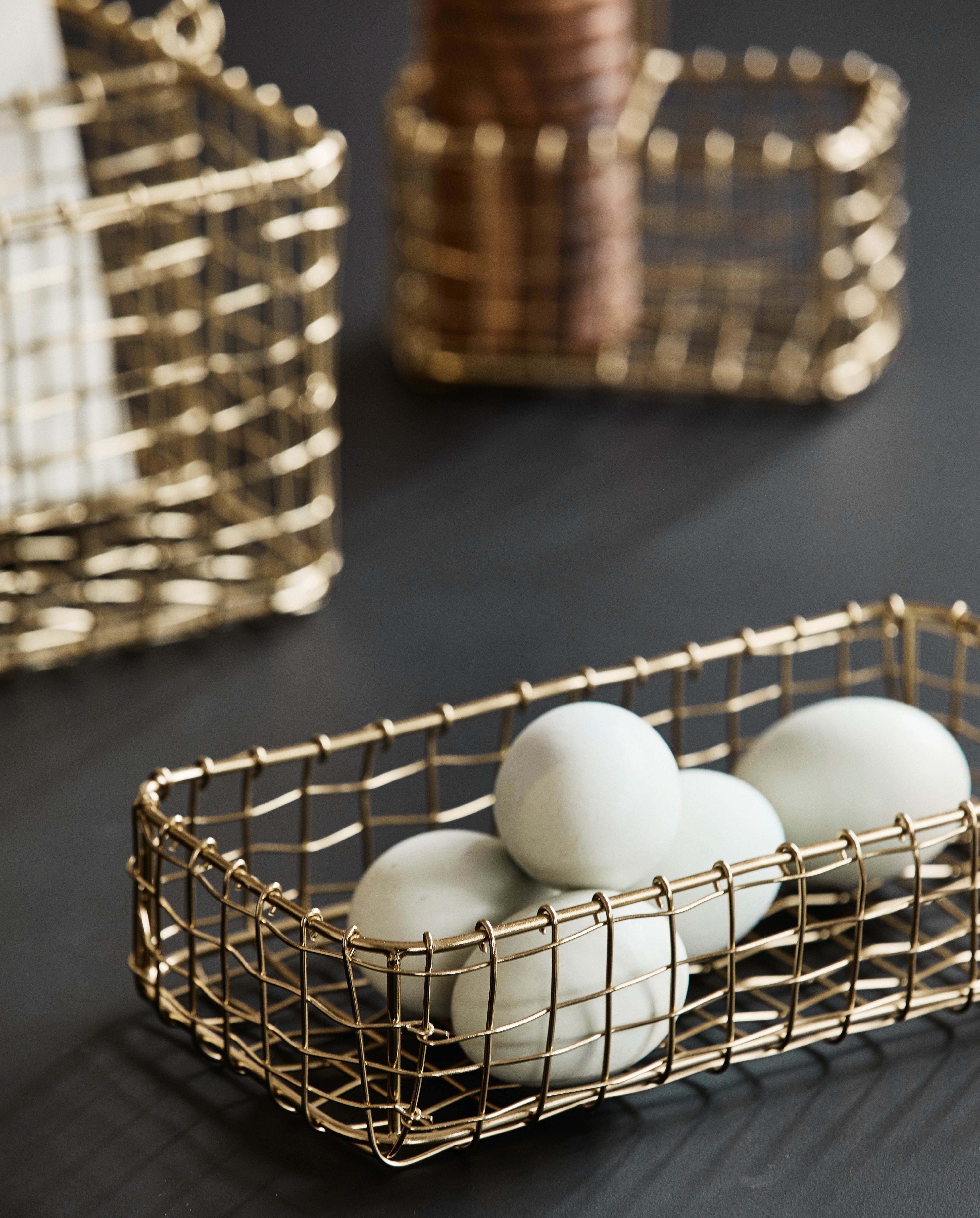 Naviti Storage - Golden Finish, Nordal, förvaring