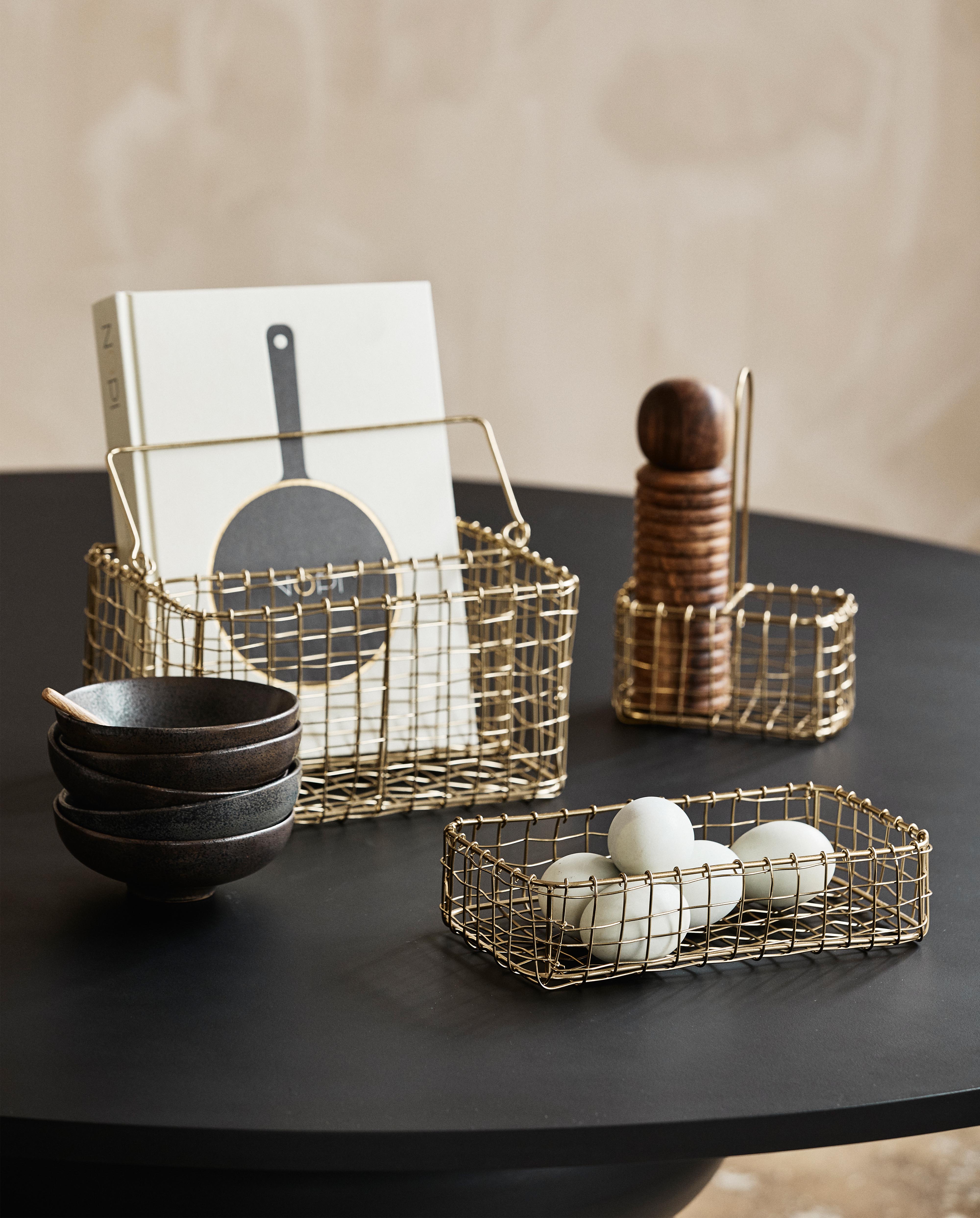 Naviti Storage - Golden Finish, Nordal, förvaring