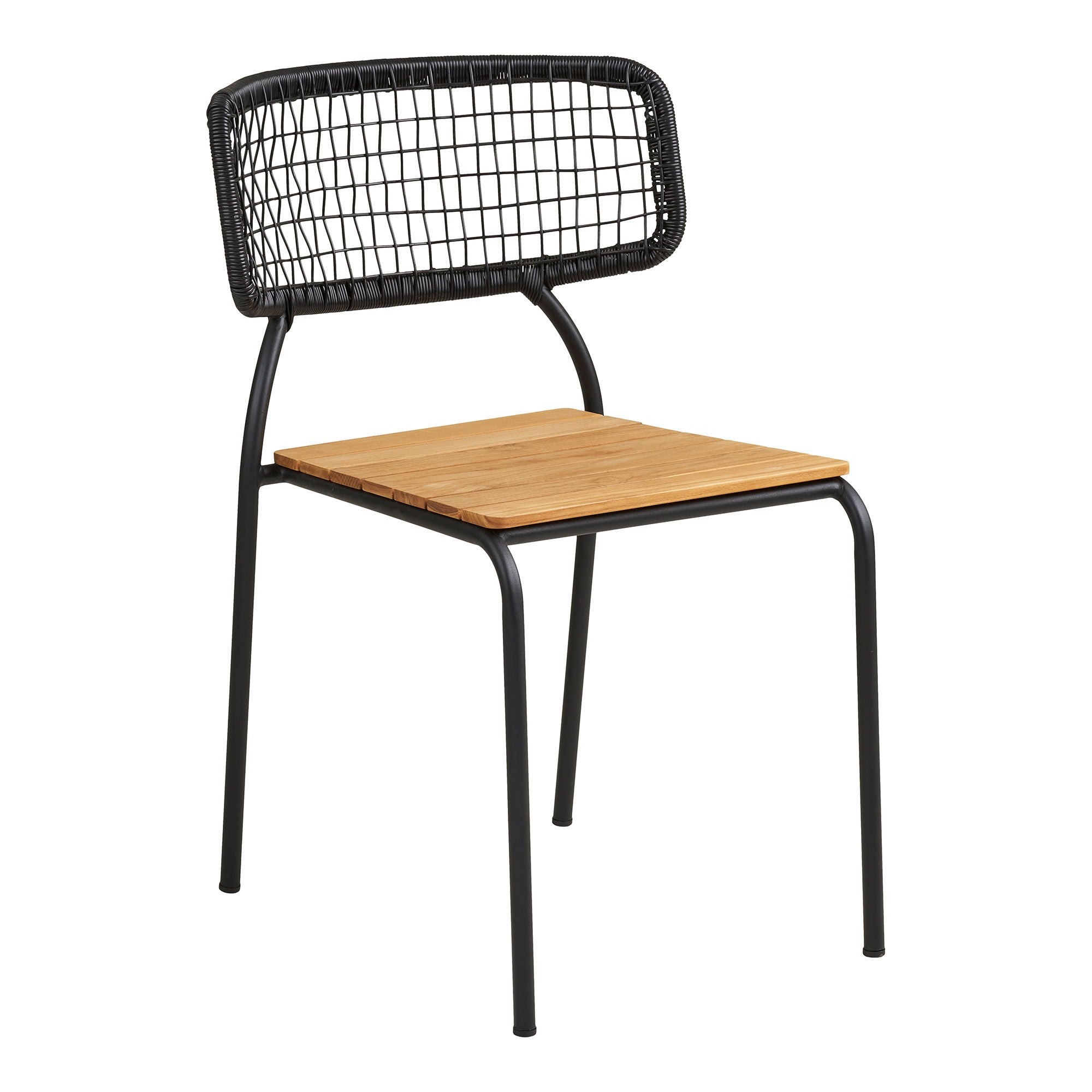 NASHVILLE Matstol, teak/svart