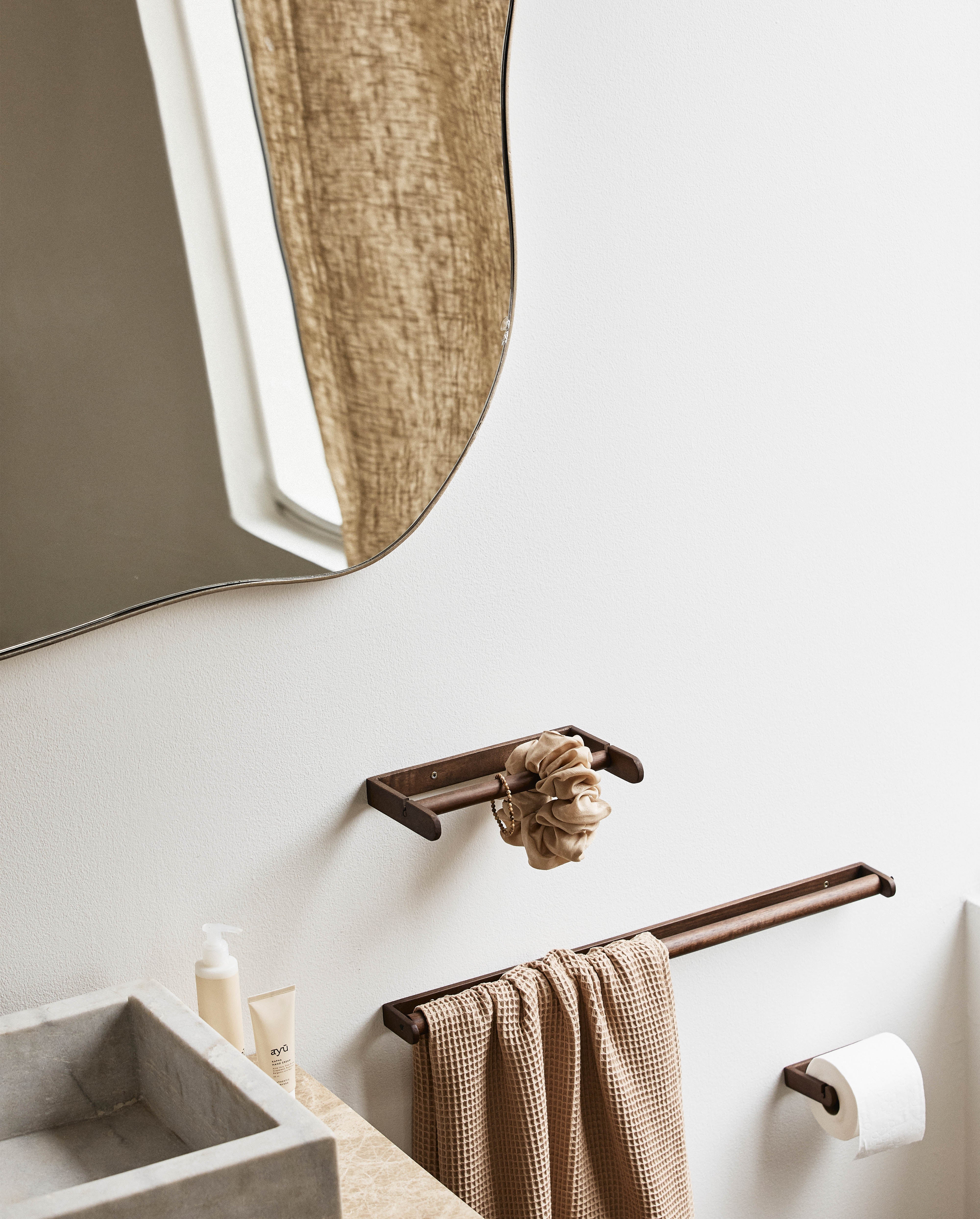 Zaton Toilet Paper Holder, Wood - Nature, Nordal, köksredskap