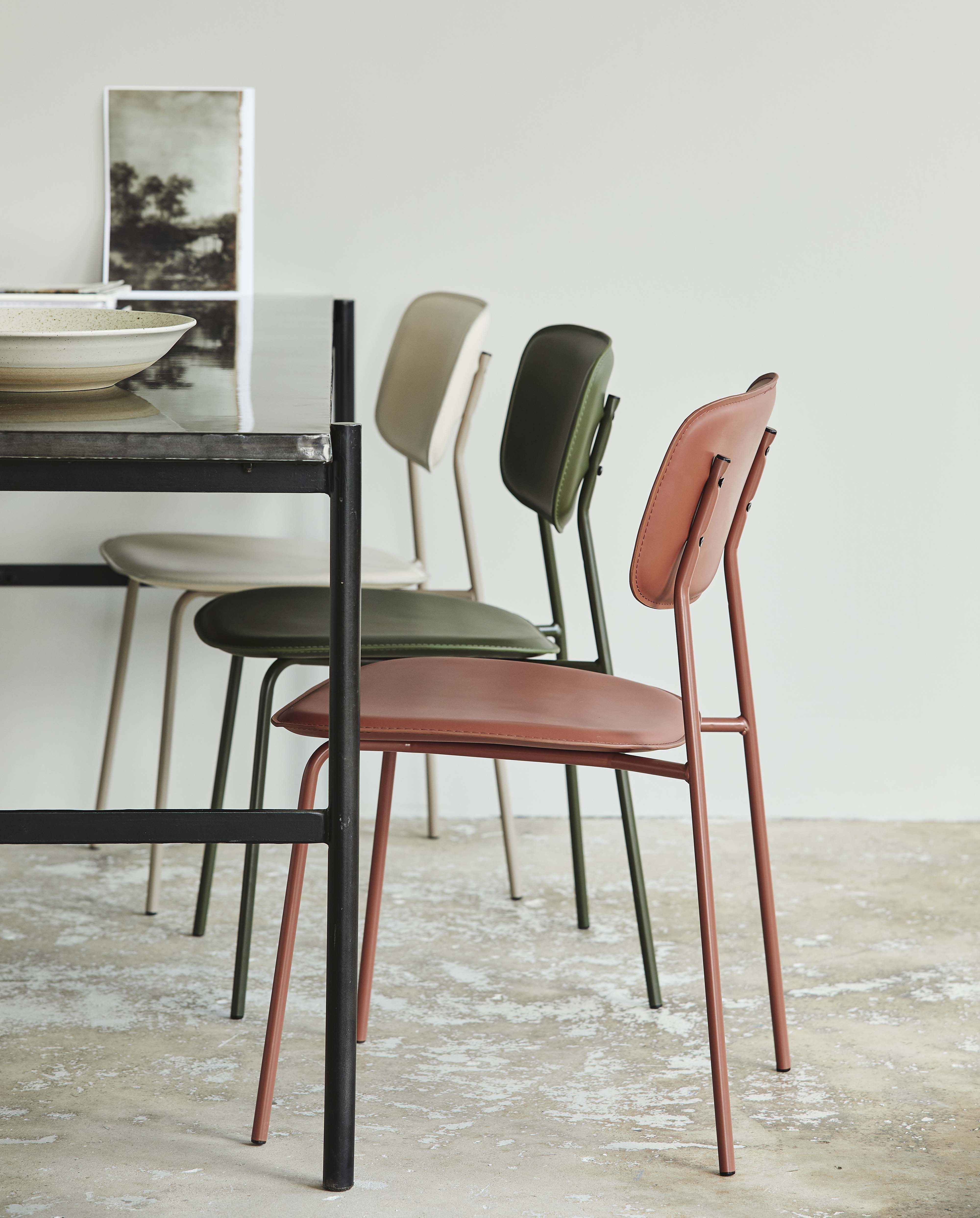 Esa Dining Chair - Rust Red, Nordal, stolar
