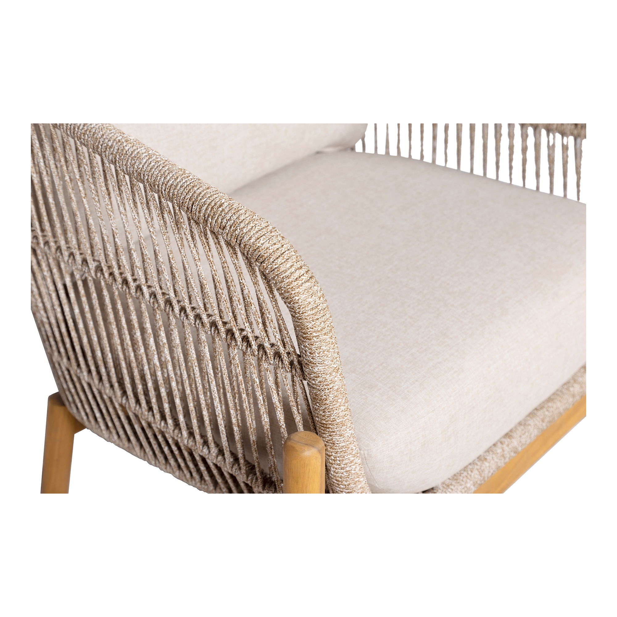 TERRACINA Loungefåtölj, akacia, beige