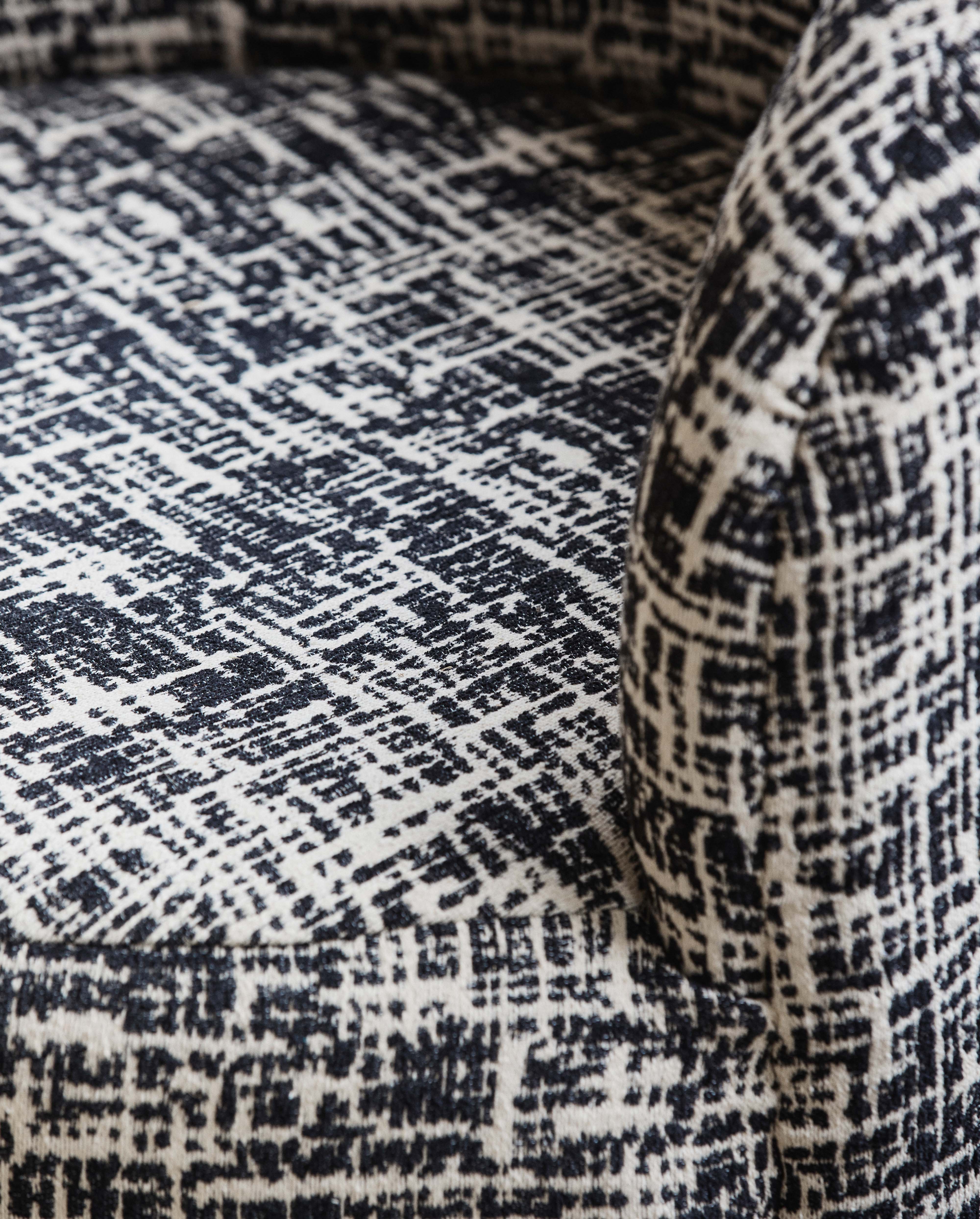 Bomu Lounge Chair - Black/white, Nordal, stolar