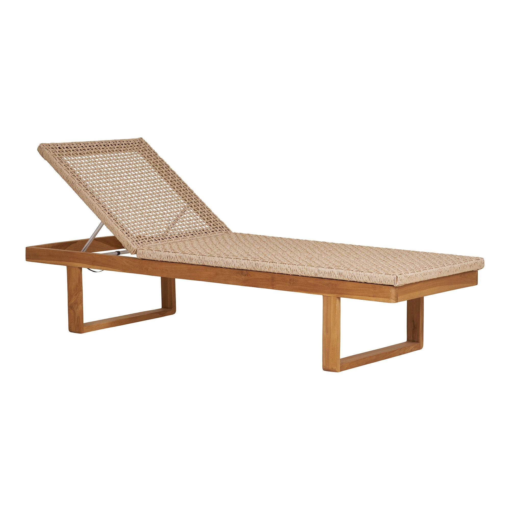 Derby solsäng, teak/polyrattan