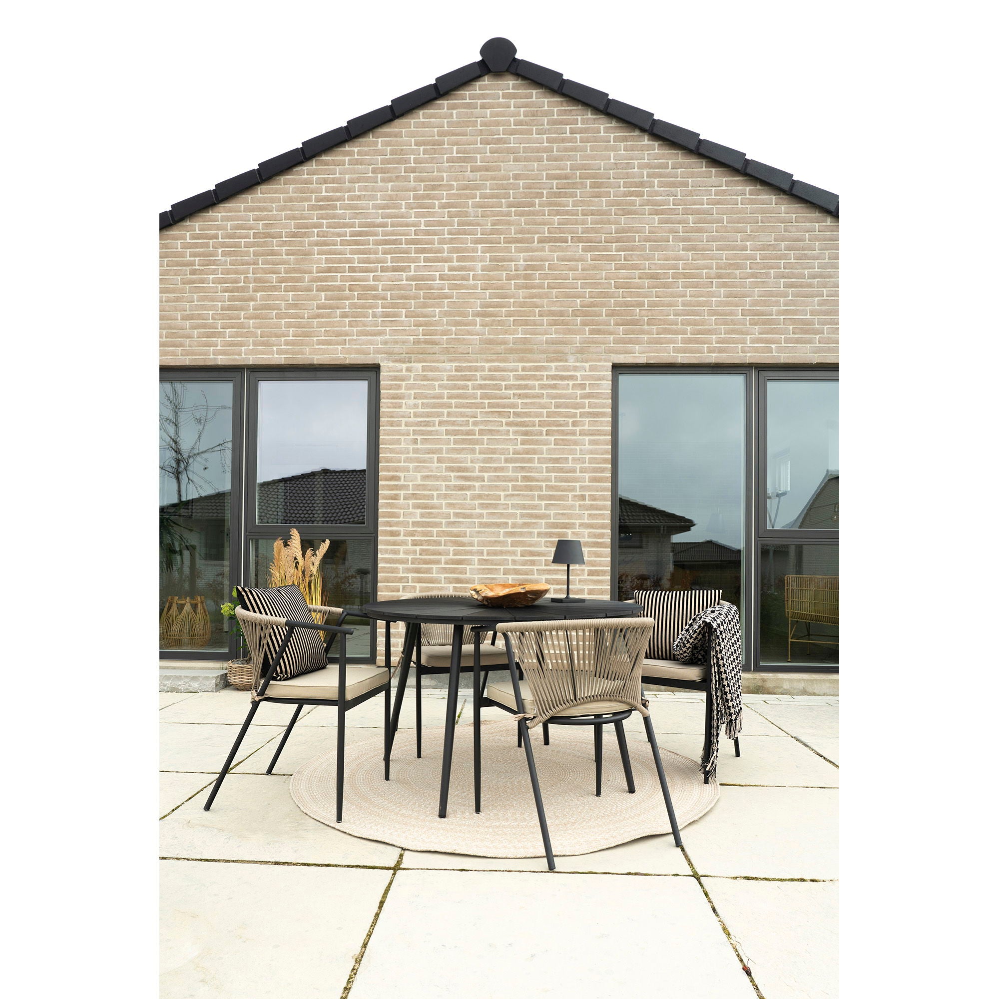 Atlanta matbord, svart