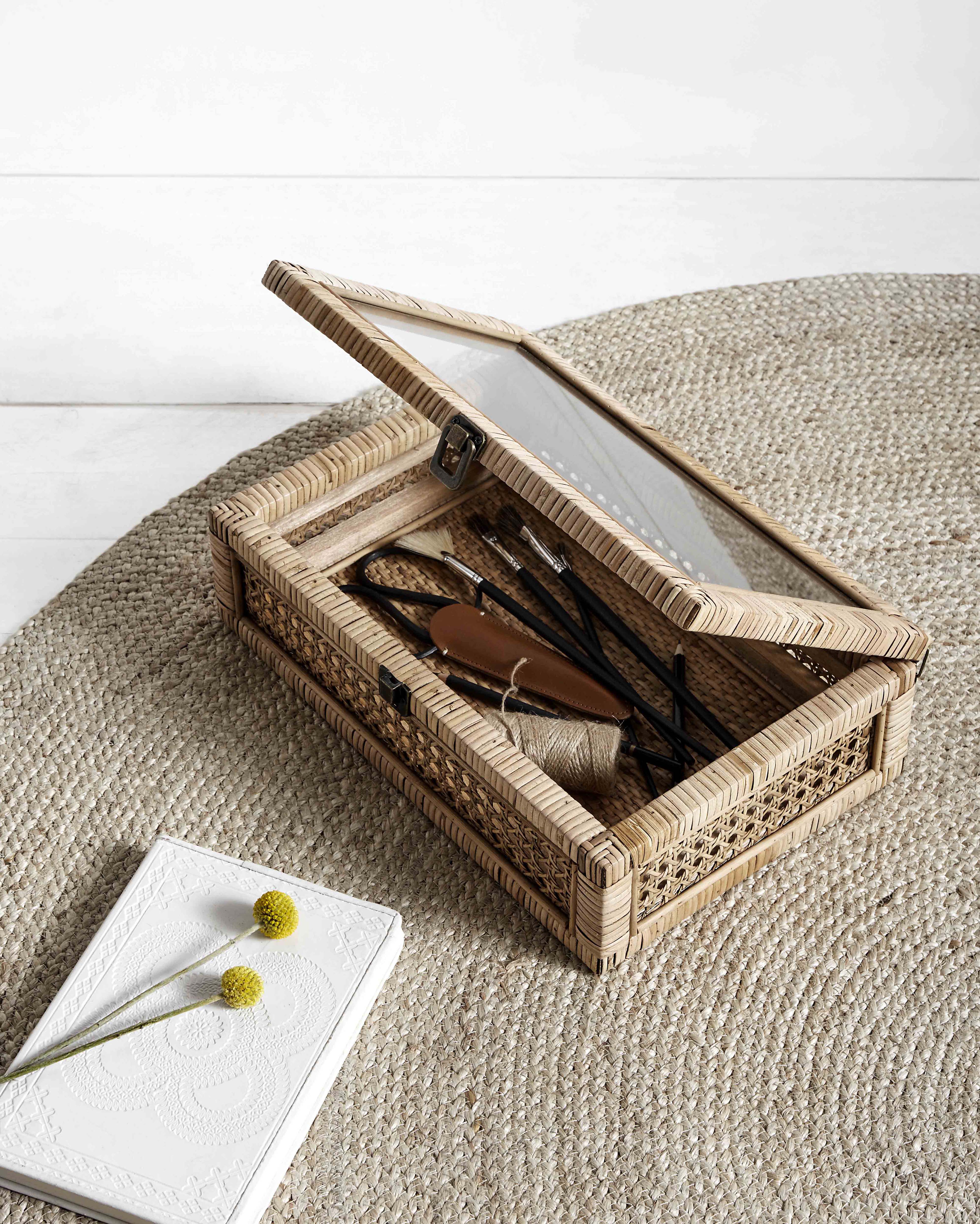 Case, Wickerwork, S - Nature, Nordal, förvaring