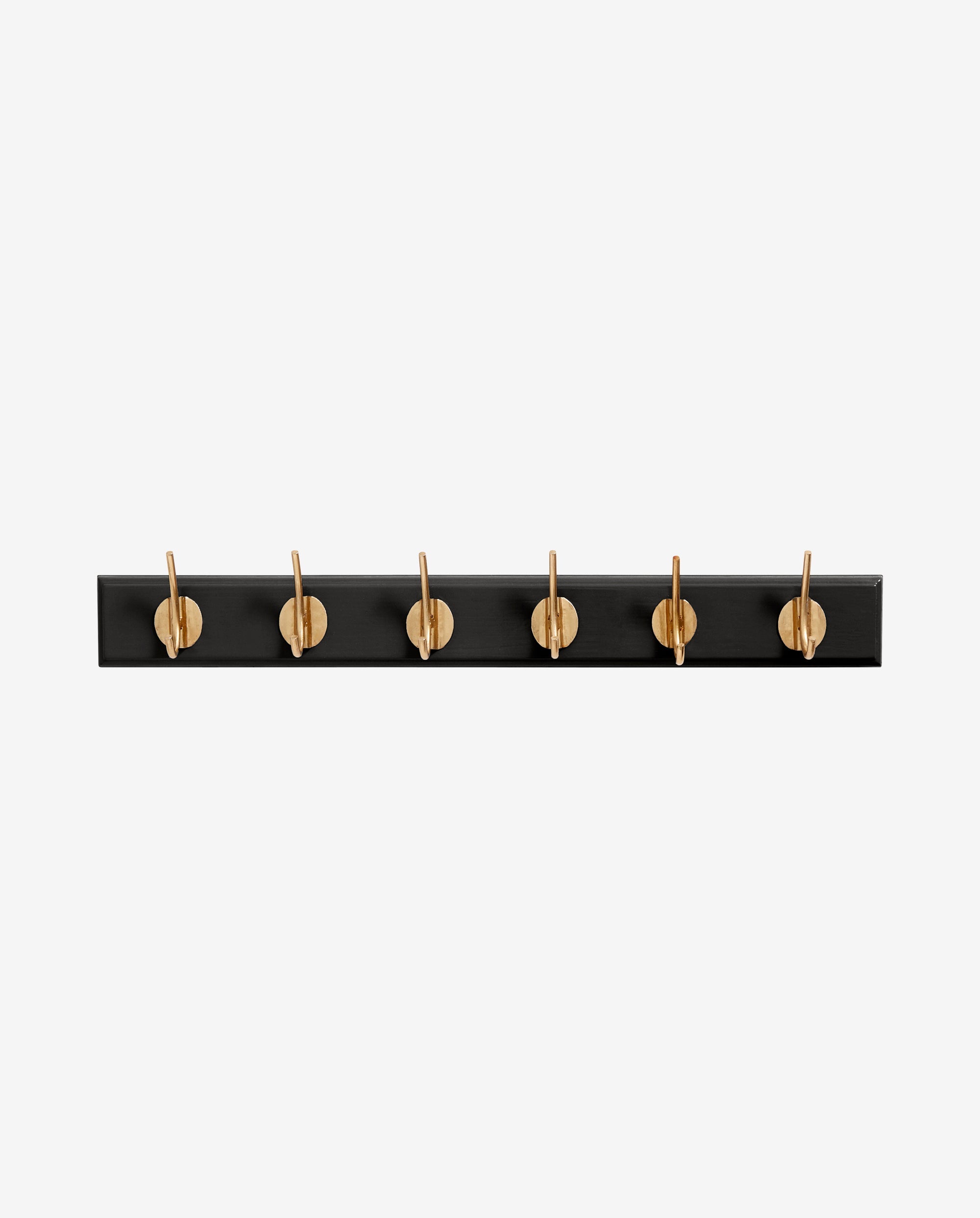 Edgy Coat Rack, 6 Hooks - Black, Nordal, hängare & krokar