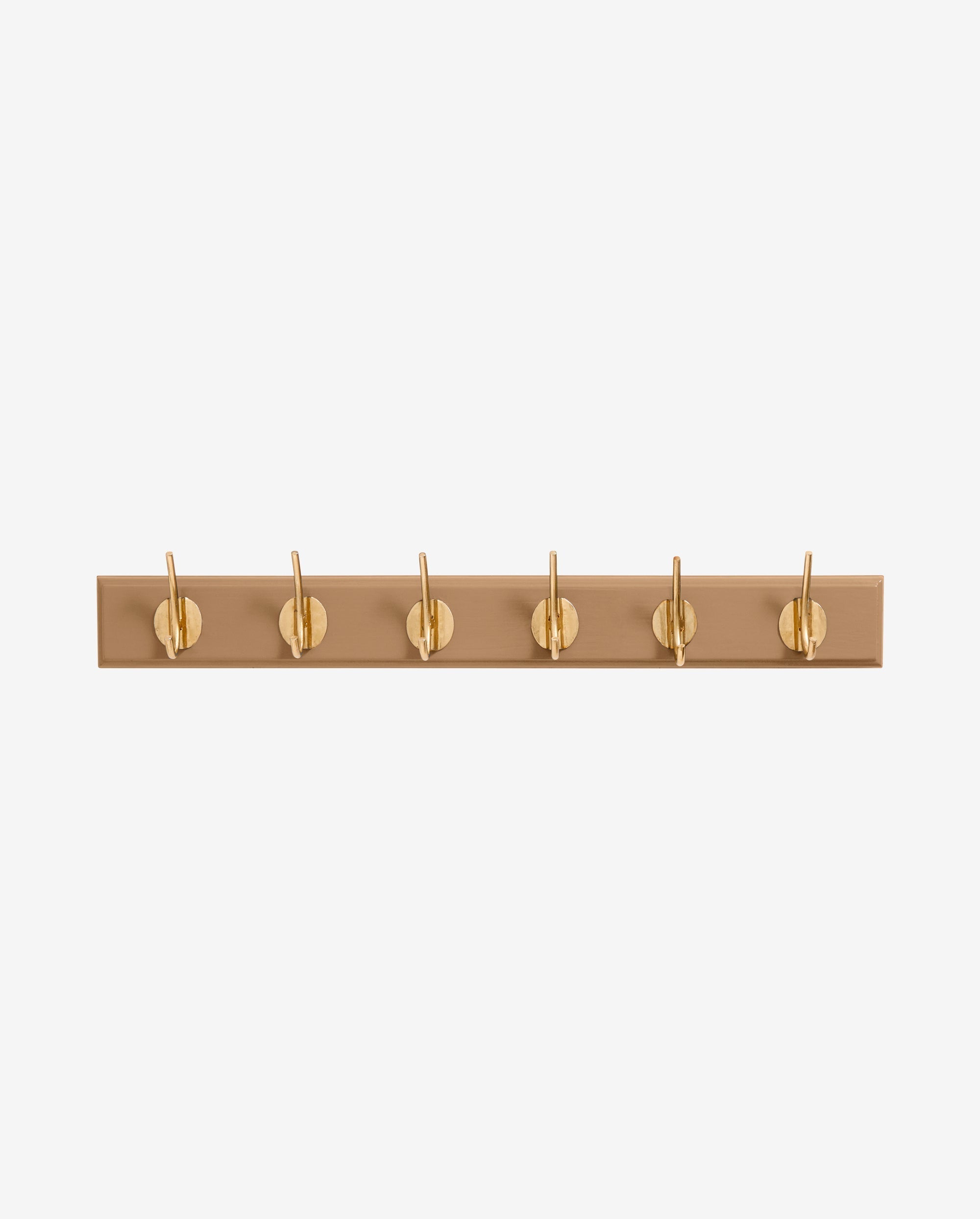 Edgy Coat Rack, 6 Hooks - Brown, Nordal, hängare & krokar