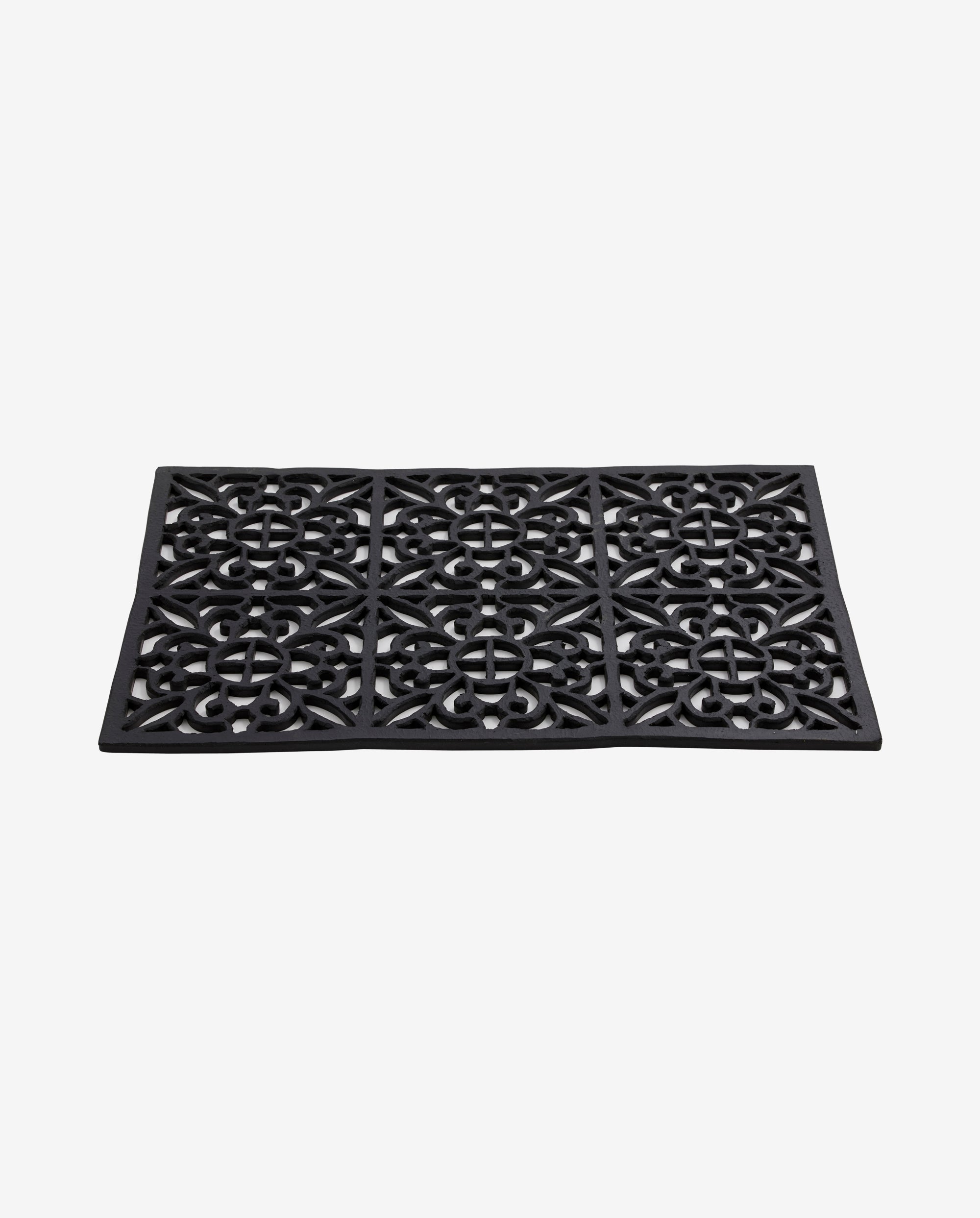 Spica Doormat, Black Rubber, Nordal, mattor