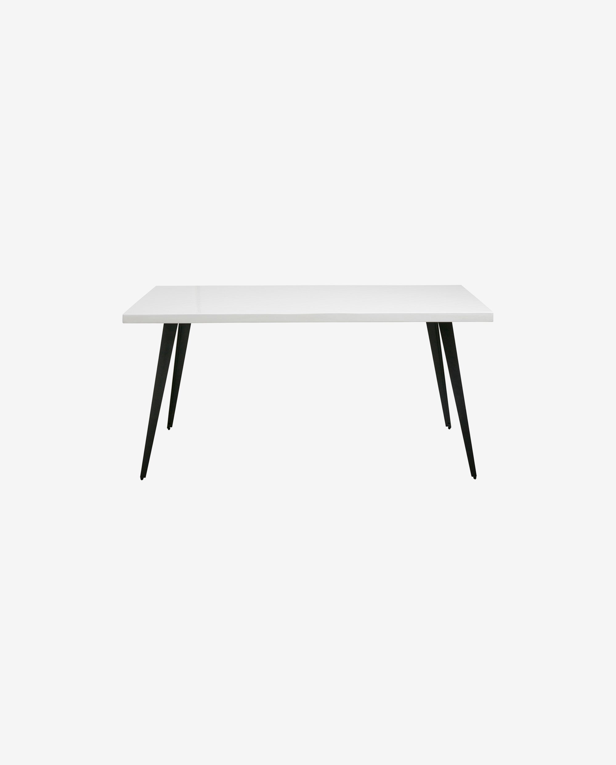 Blanca Table - White Shiny Herringbone, S, Nordal, bord