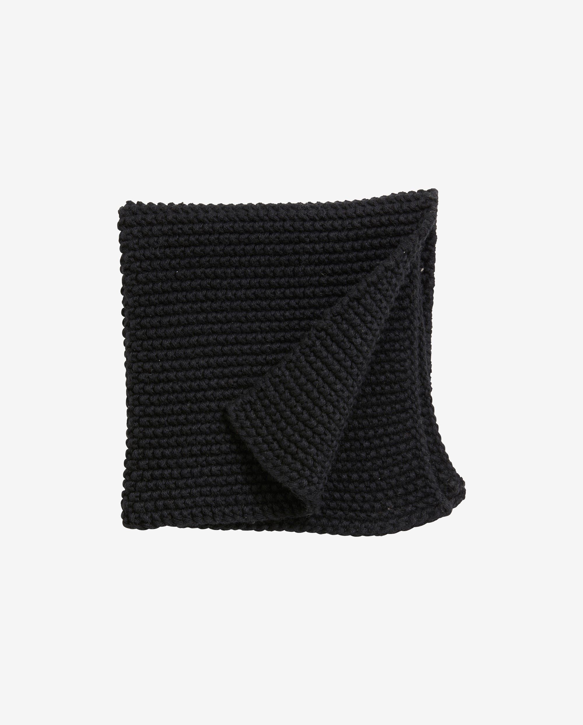 Merga Dish Cloth, Knit, Black, Nordal, sovrums textilier