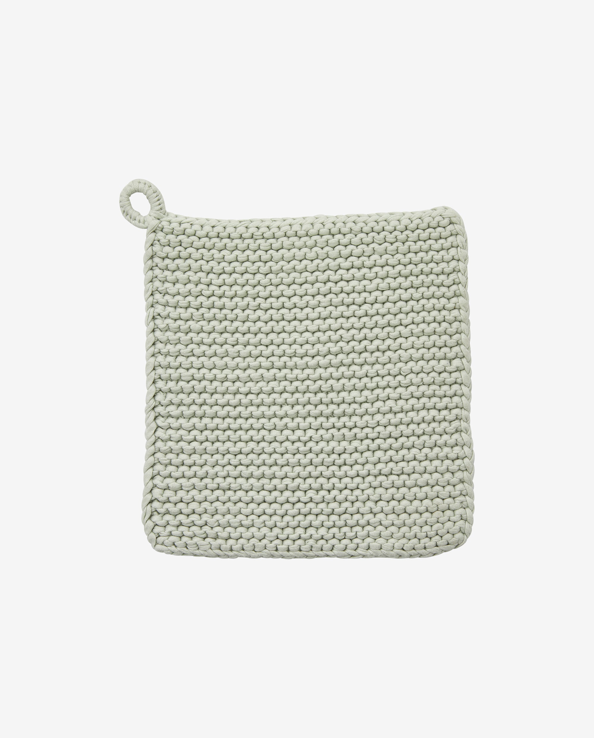 Mira Pot Holder, Knit, Mint, Nordal, sovrums textilier