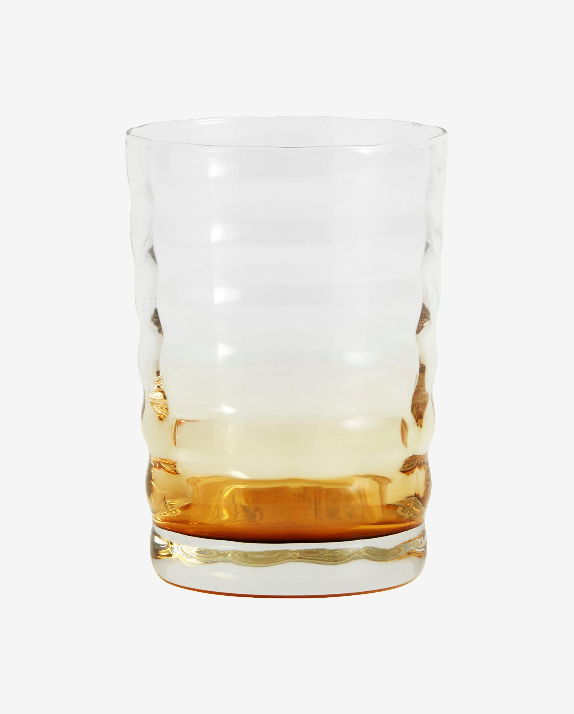 Jog Drinking Glass, Clear Amber, Nordal, köksredskap