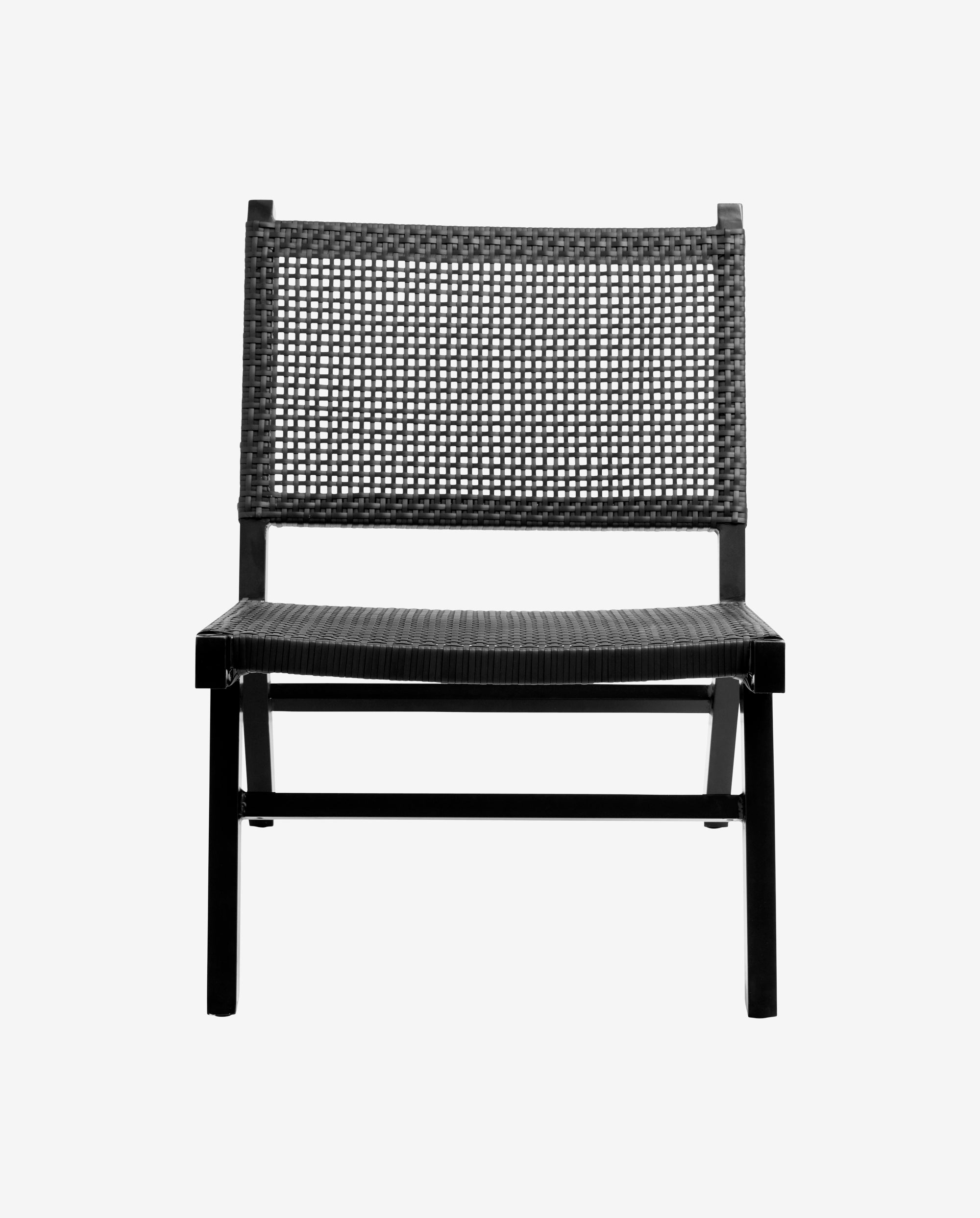 Vasai Lounge Chair, Black, Nordal, trädgårdsmöbler