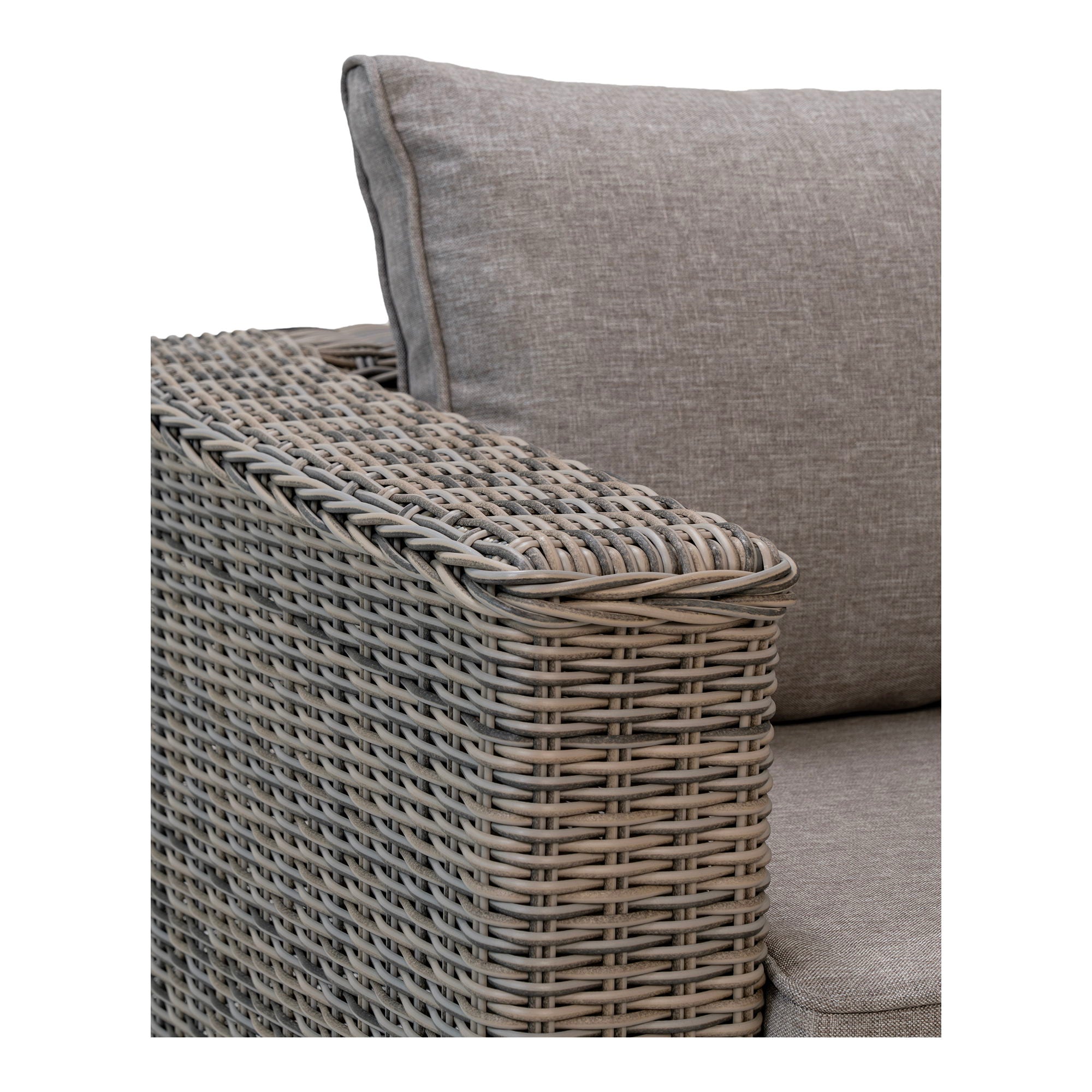Calvi Lounge-set, kubu grå polyrattan