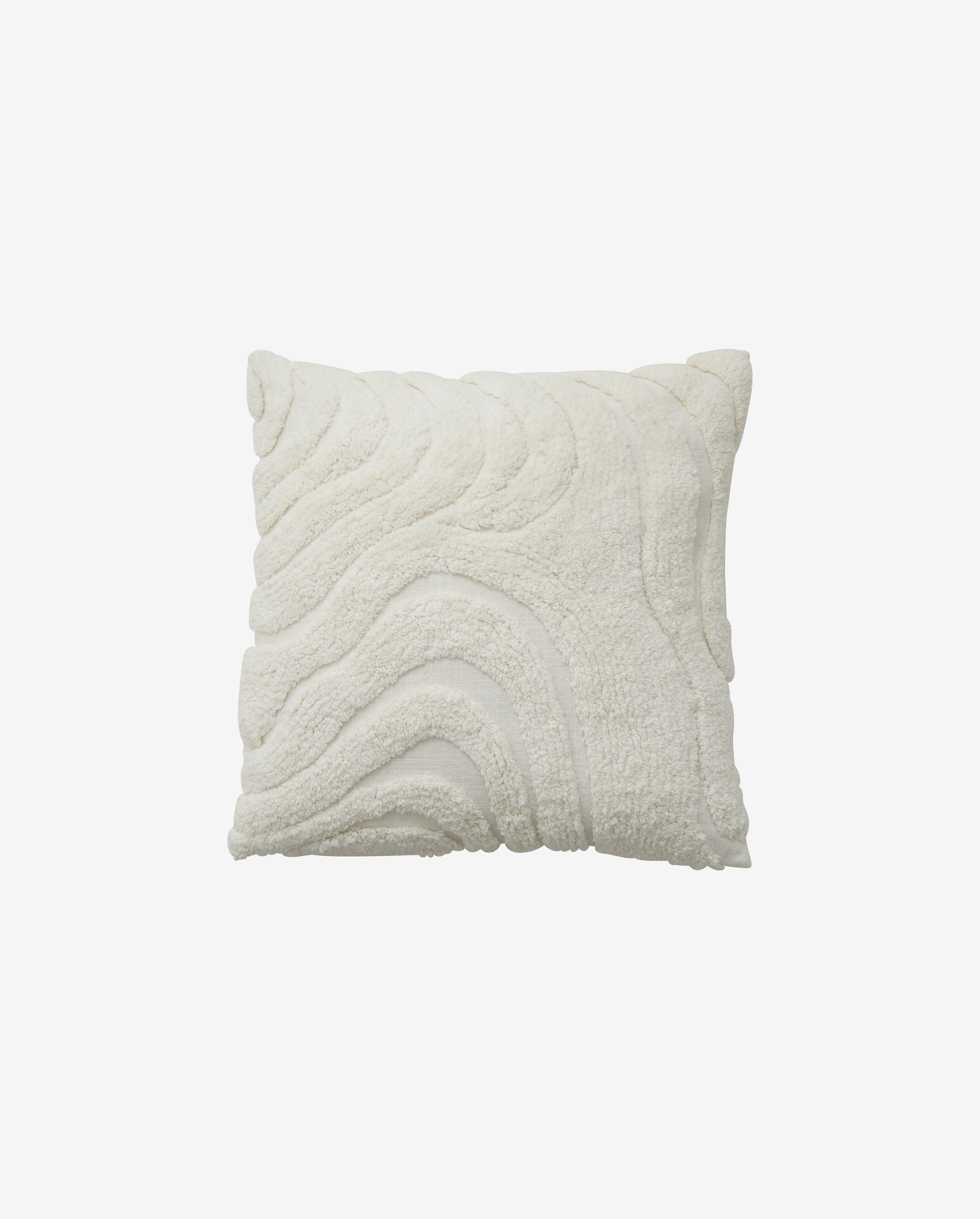 Tufe Cushion Cover, Creme, Nordal, sovrums textilier