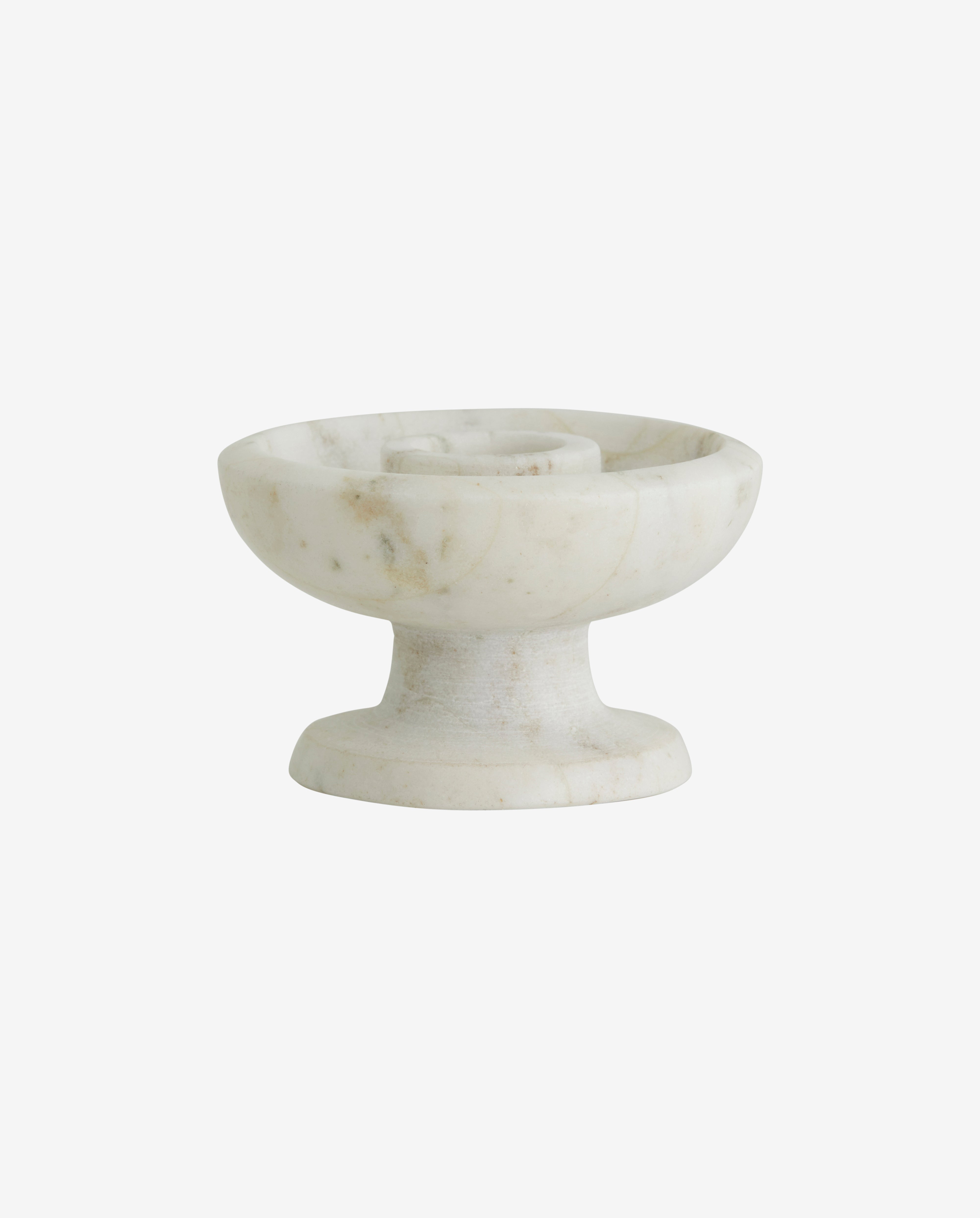 Key Candleholder, White Marble, Nordal, ljus & ljuslyktor