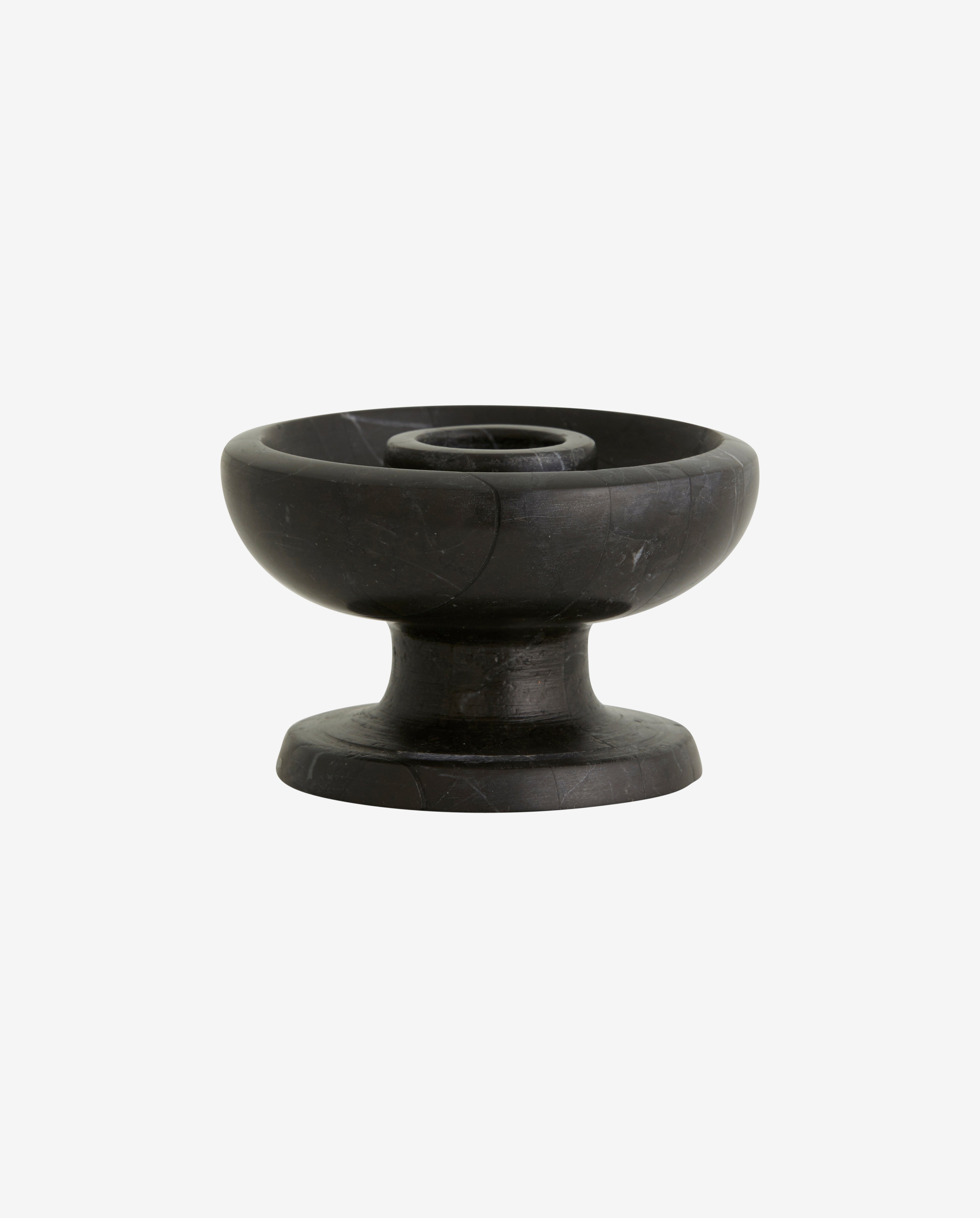 Key Candleholder, Black Marble, Nordal, ljus & ljuslyktor