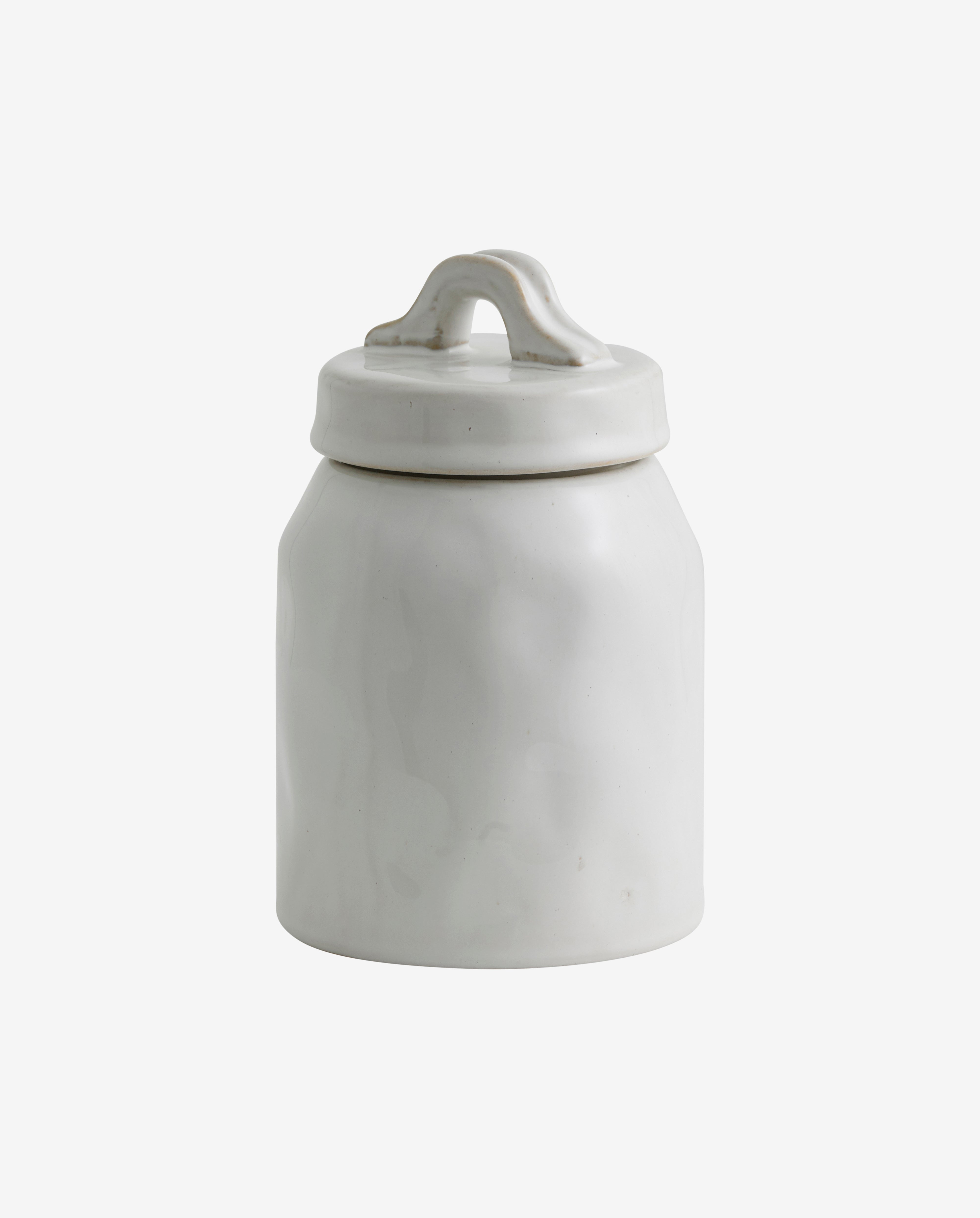 Lulo Storage, 800 Ml, White Glace, Nordal, förvaring