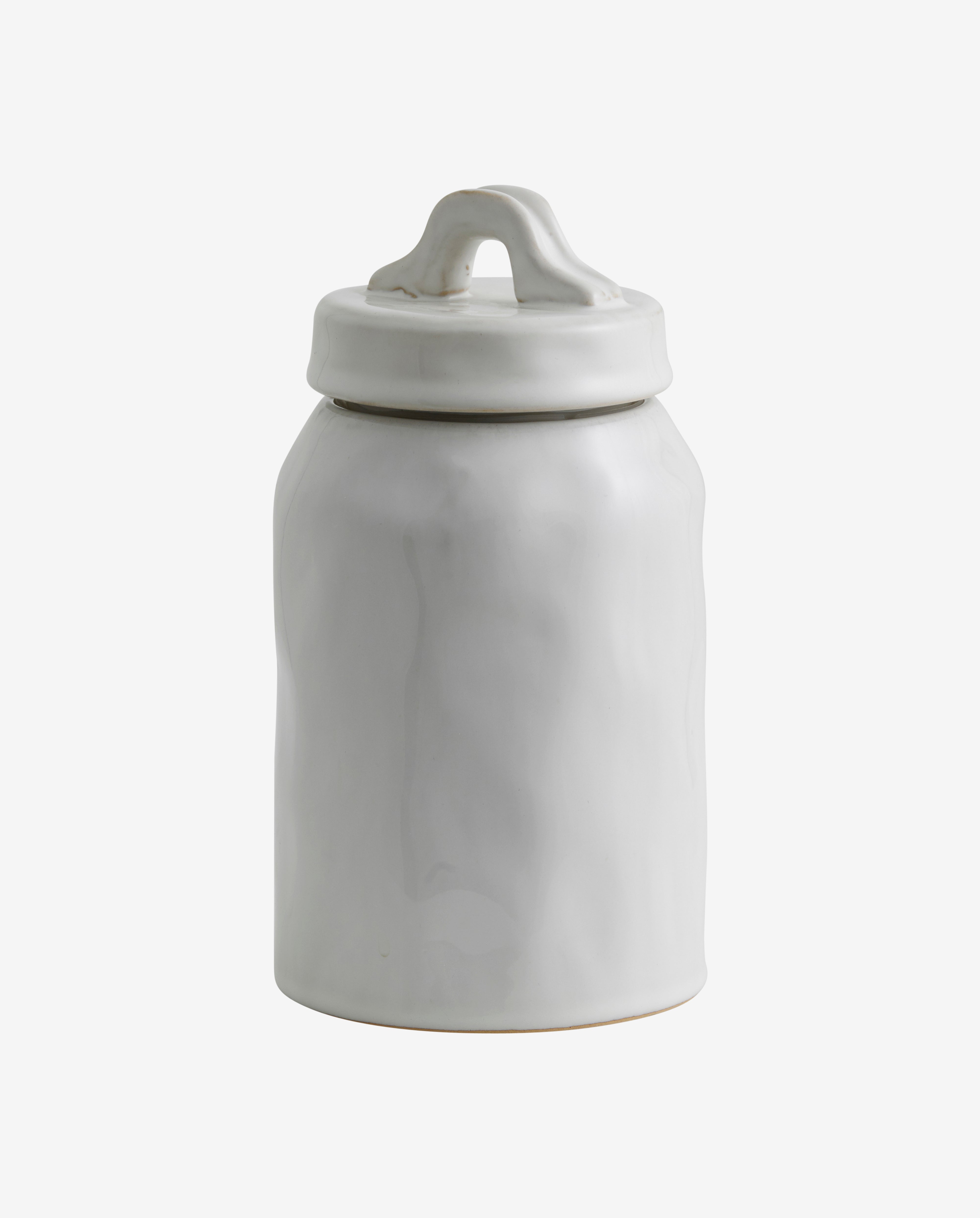 Lulo Storage, 1000 Ml, White Glace, Nordal, förvaring