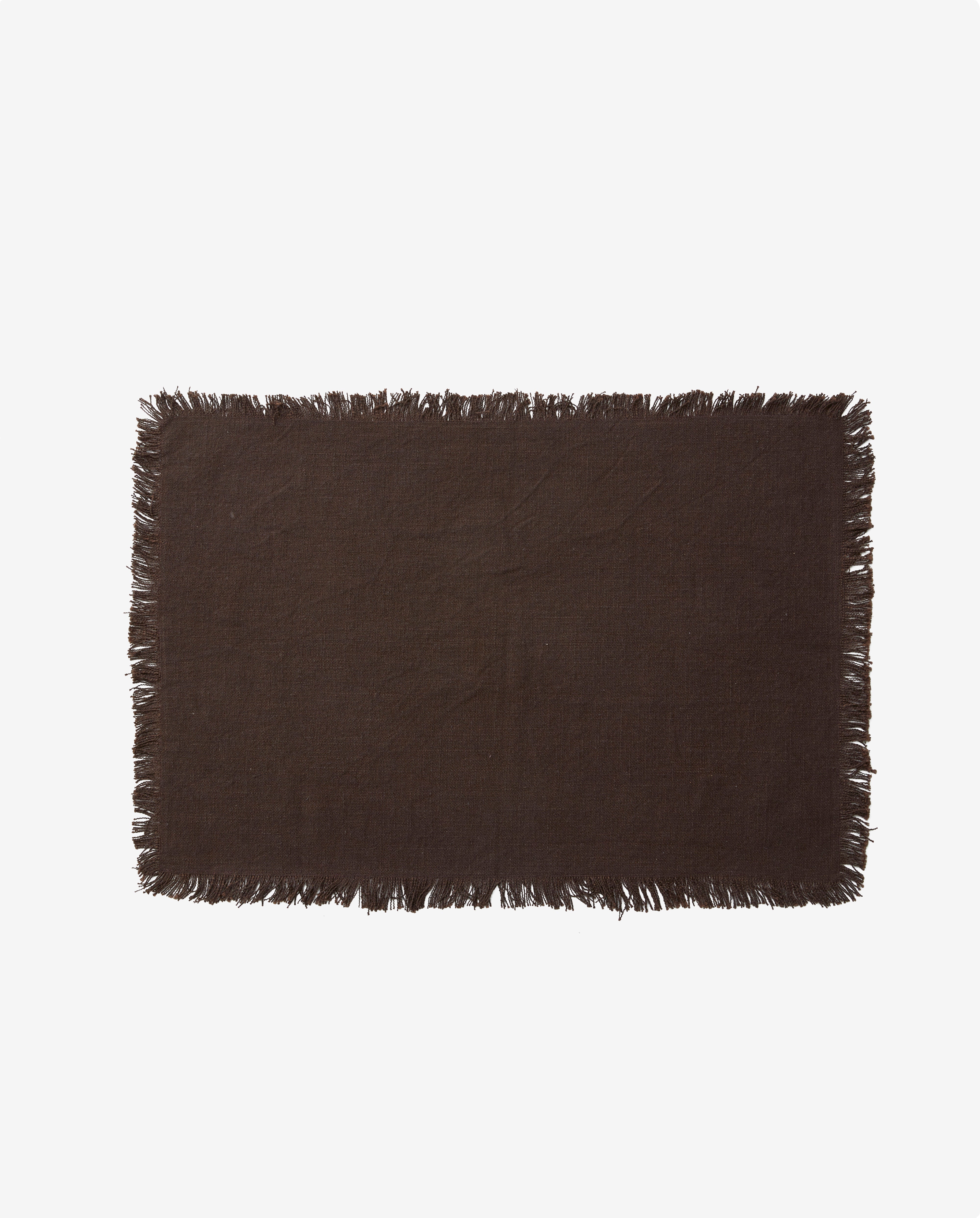 Leo Placemat - Brown, Nordal, sovrums textilier