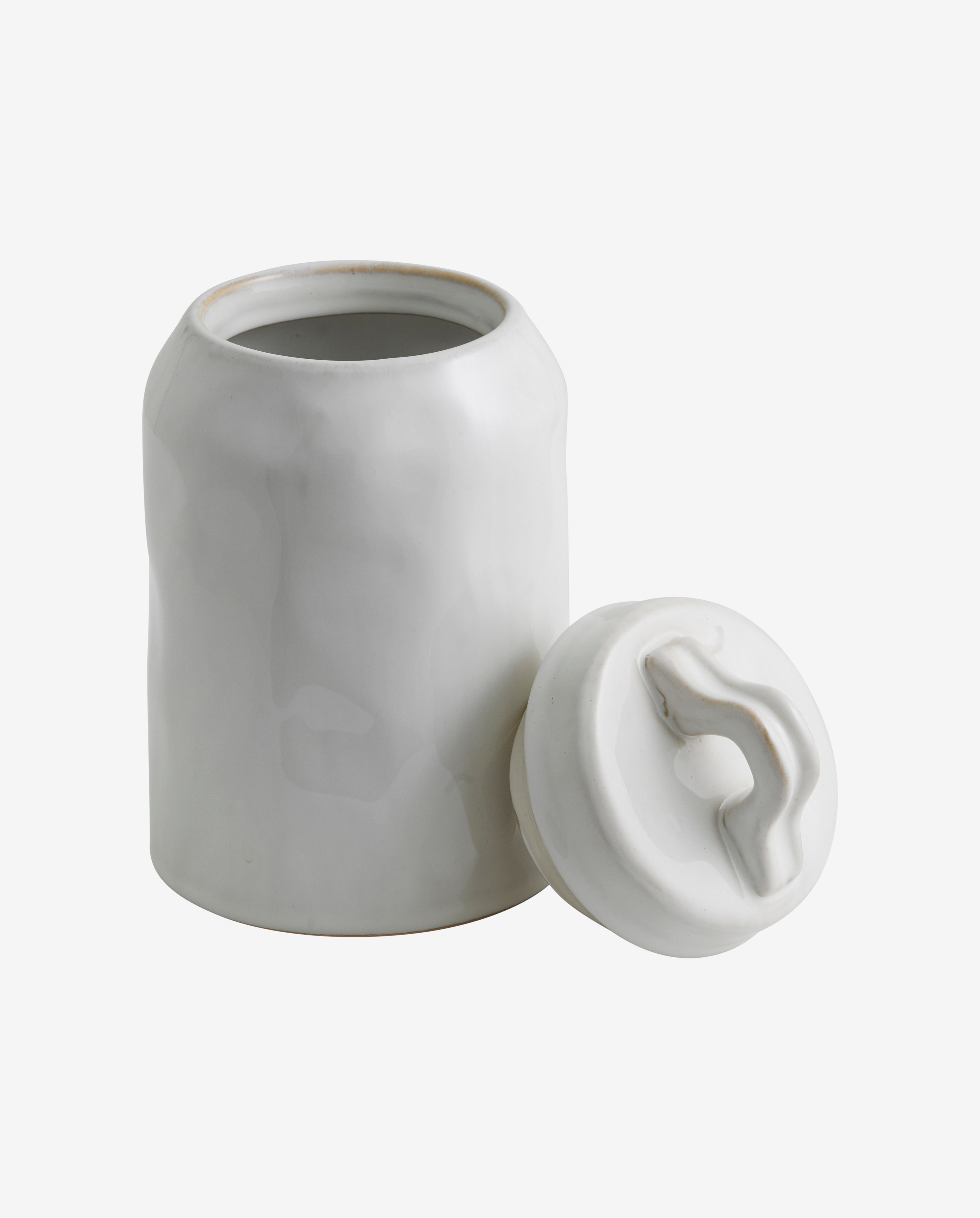 Lulo Storage, 1000 Ml, White Glace, Nordal, förvaring