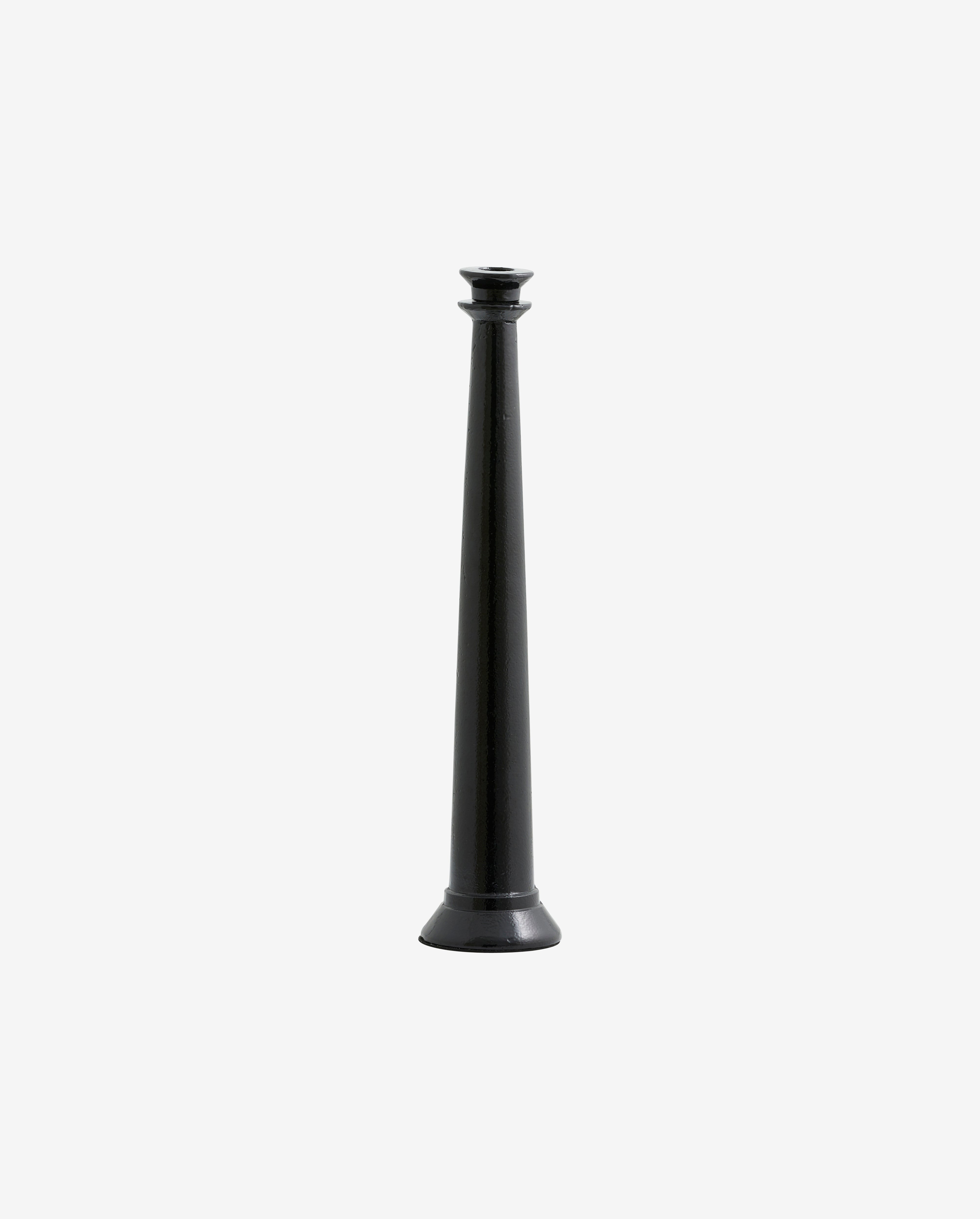 Ulopu Candleholder, Aluminum - Black, Nordal, ljus & ljuslyktor