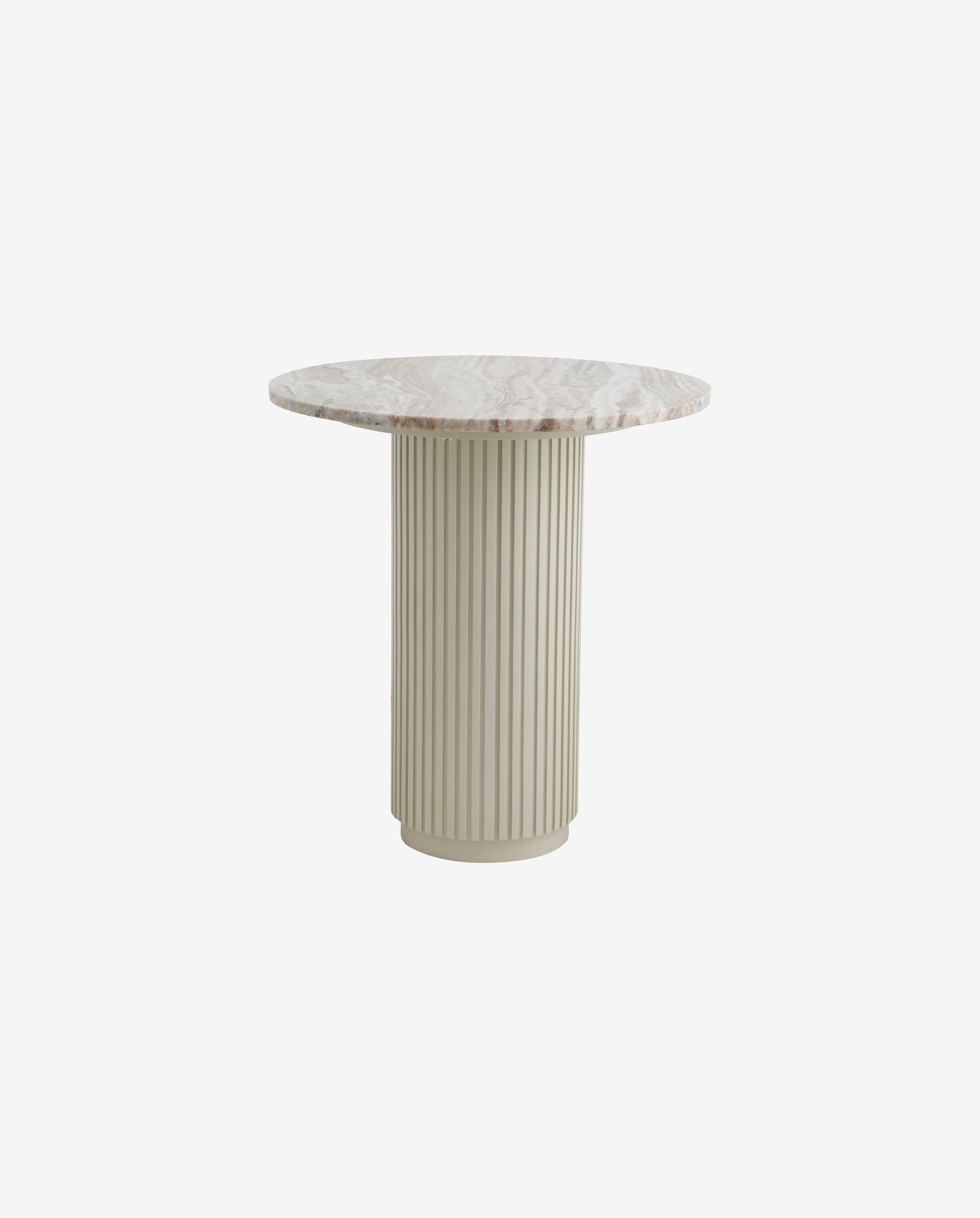 Erie Cafe Table - Ivory Marble Top, Nordal, bord