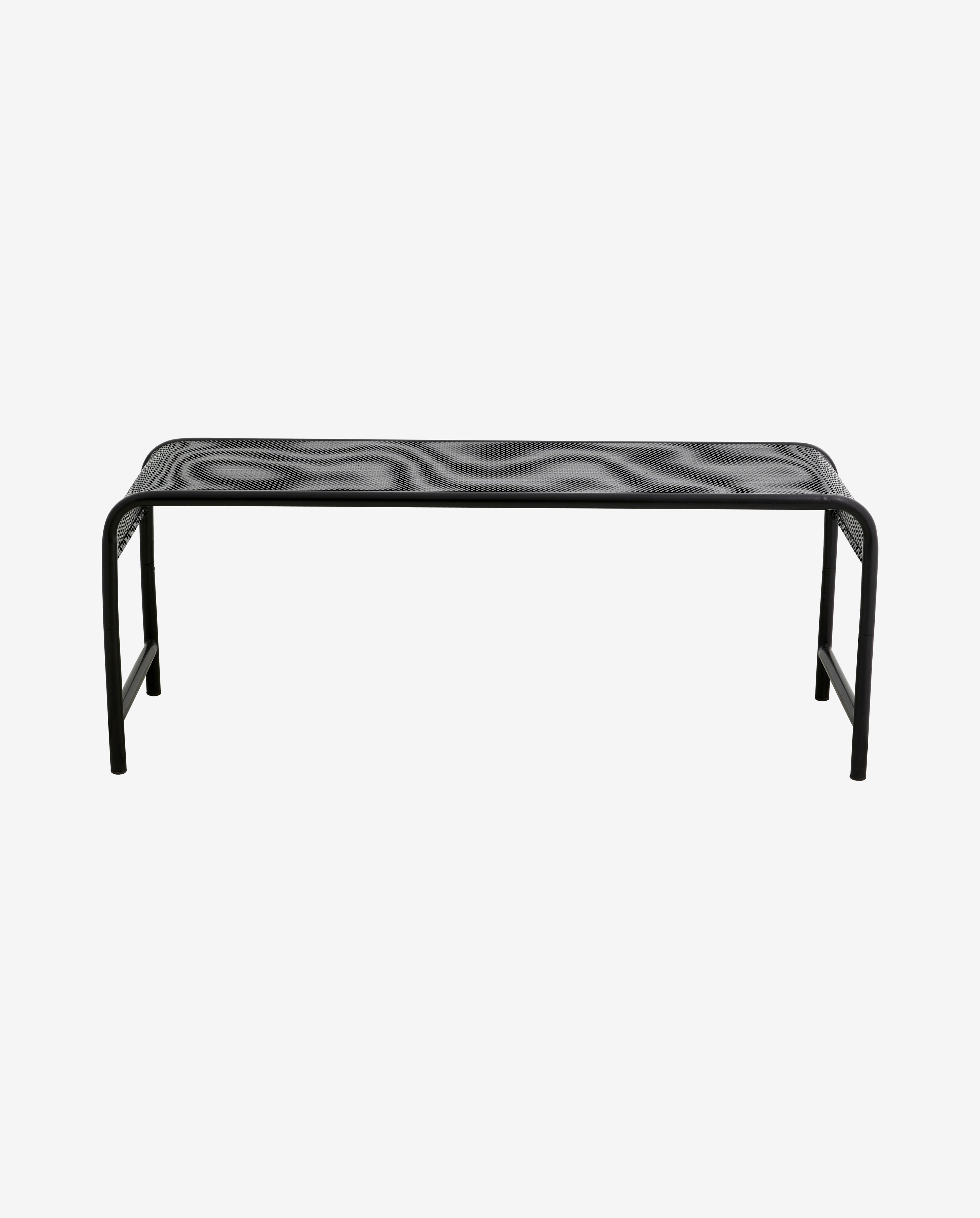 Brenta Outdoor Bench - Black, Nordal, bänkar & pallar