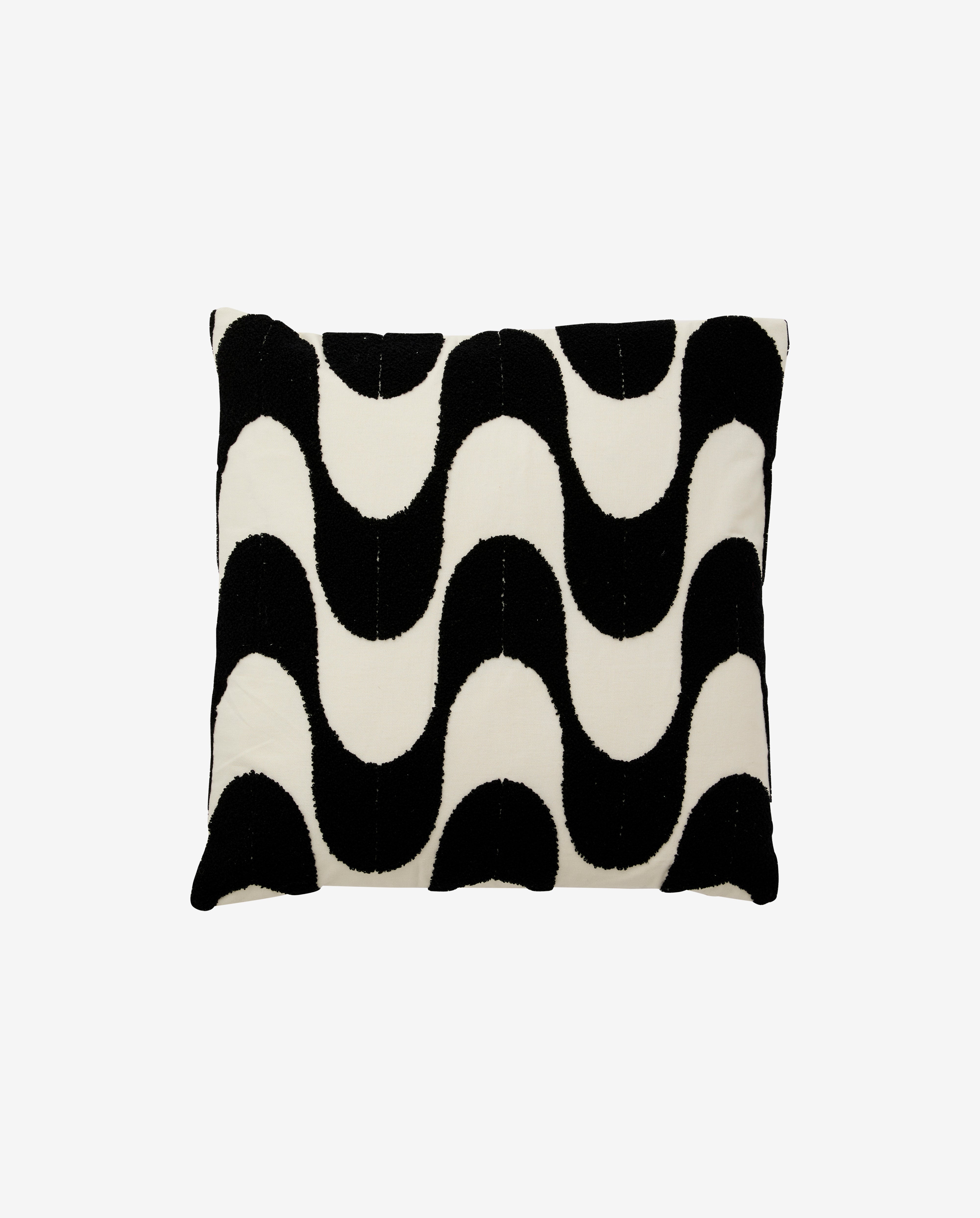 Coxa Cushion Cover - Ivory/black, Nordal, sovrums textilier