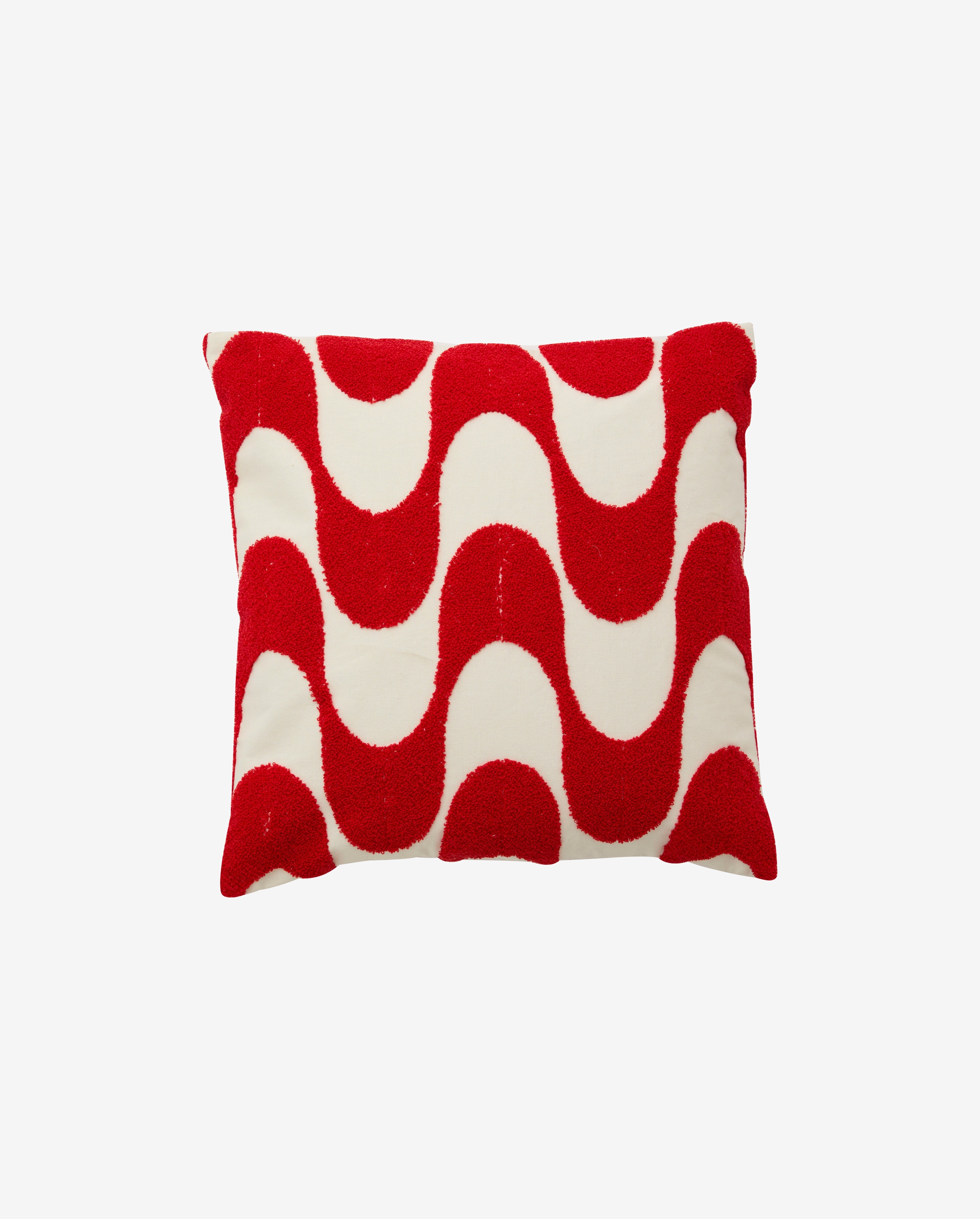 Coxa Cushion Cover - Ivory/red, Nordal, sovrums textilier
