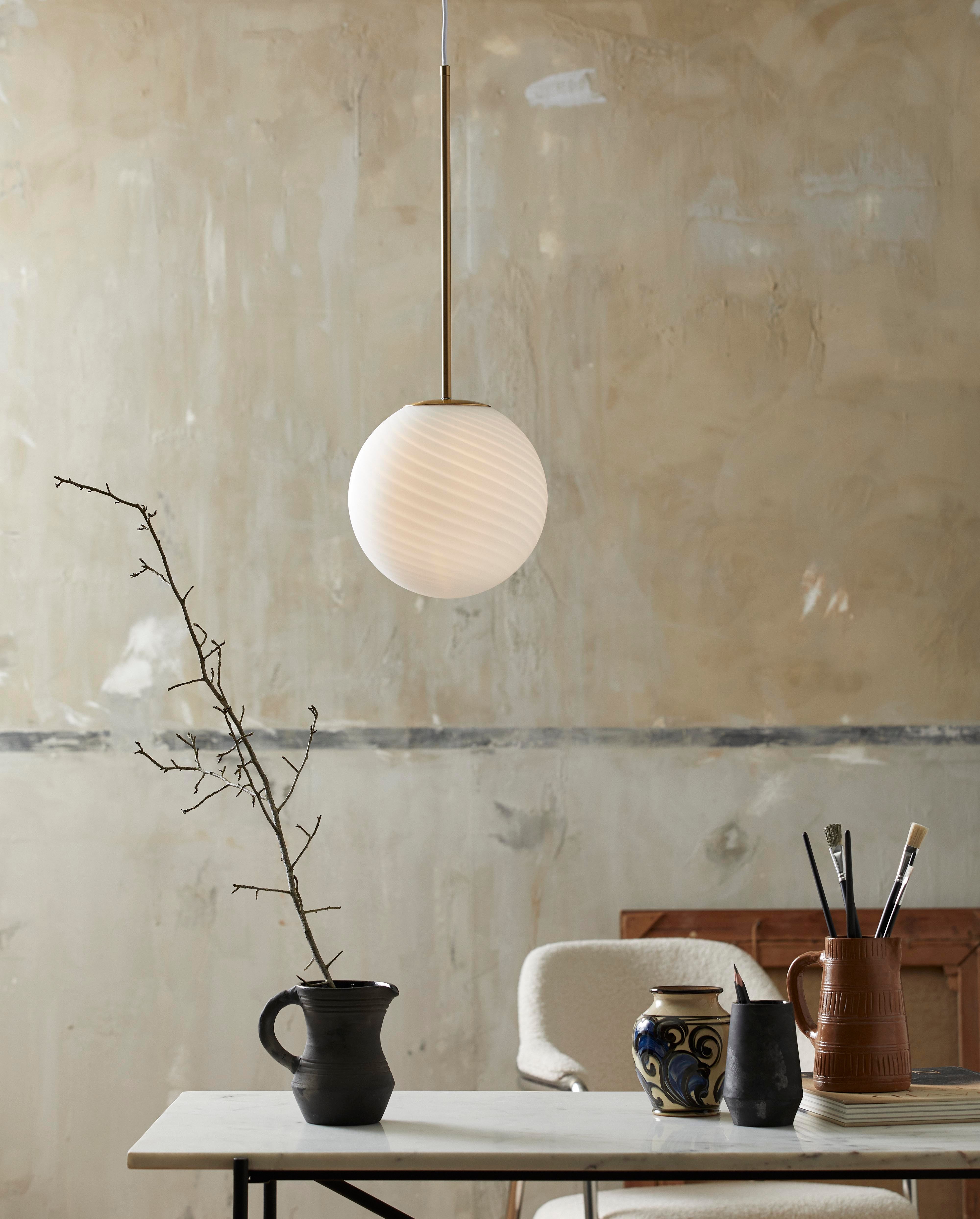 Juniper Jug W. Handle, Terracotta - Black, Nordal, kannor och karaff