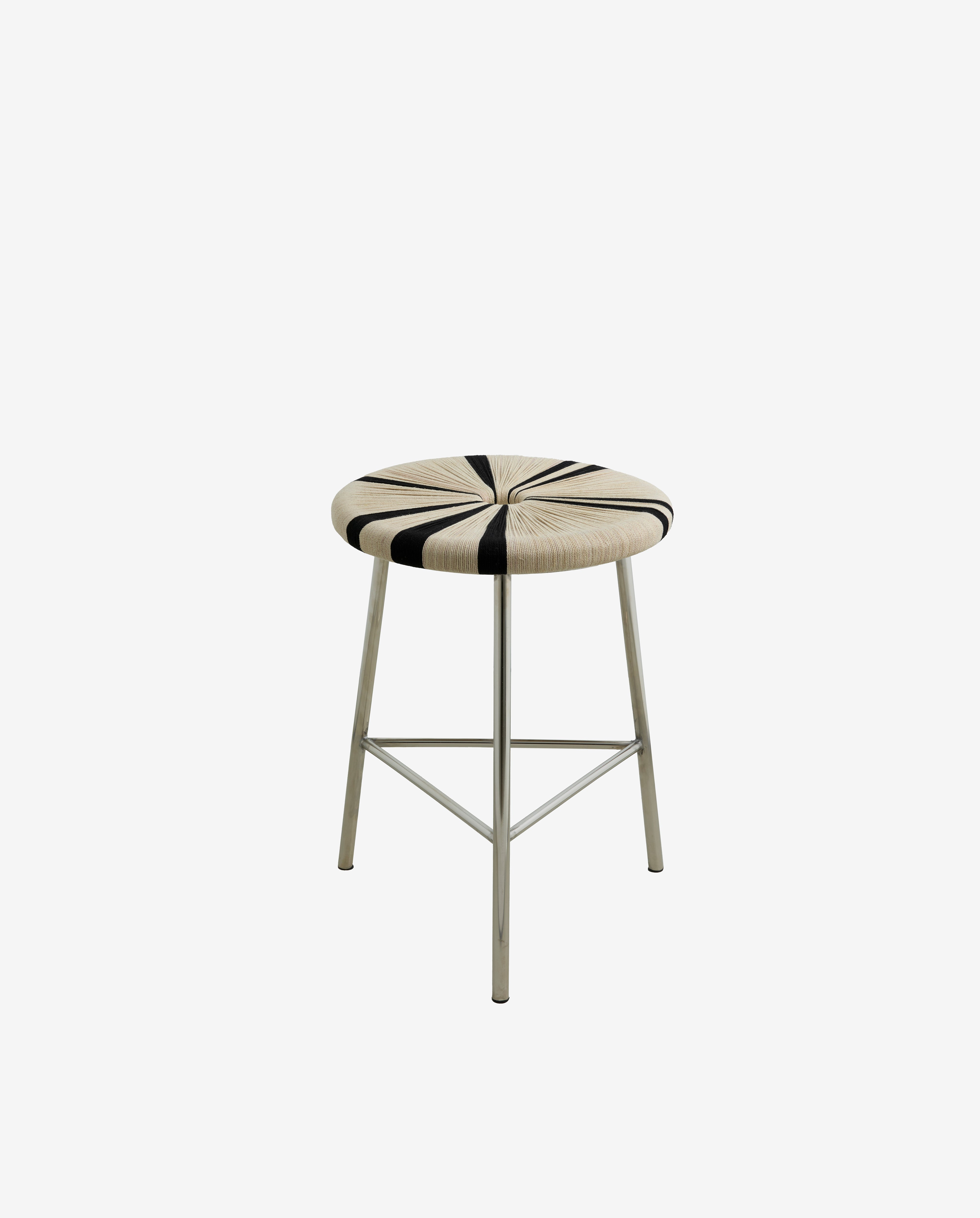 Morice Stool, Low - Black/ivory, Nordal, bänkar & pallar