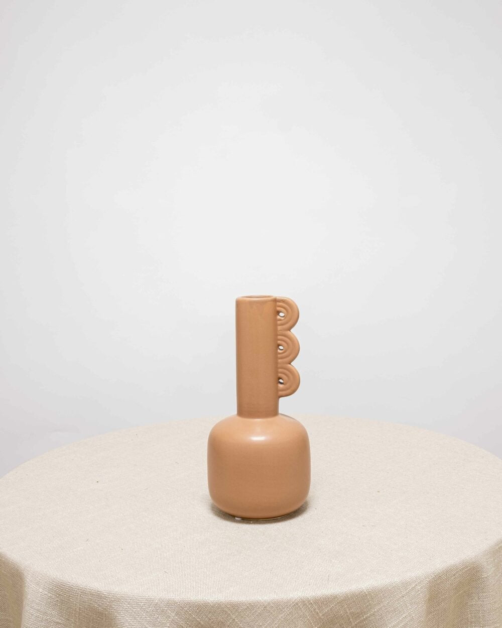 Tazza Keramikvas – Brun, Flora Grossist, vaser-och-krukor