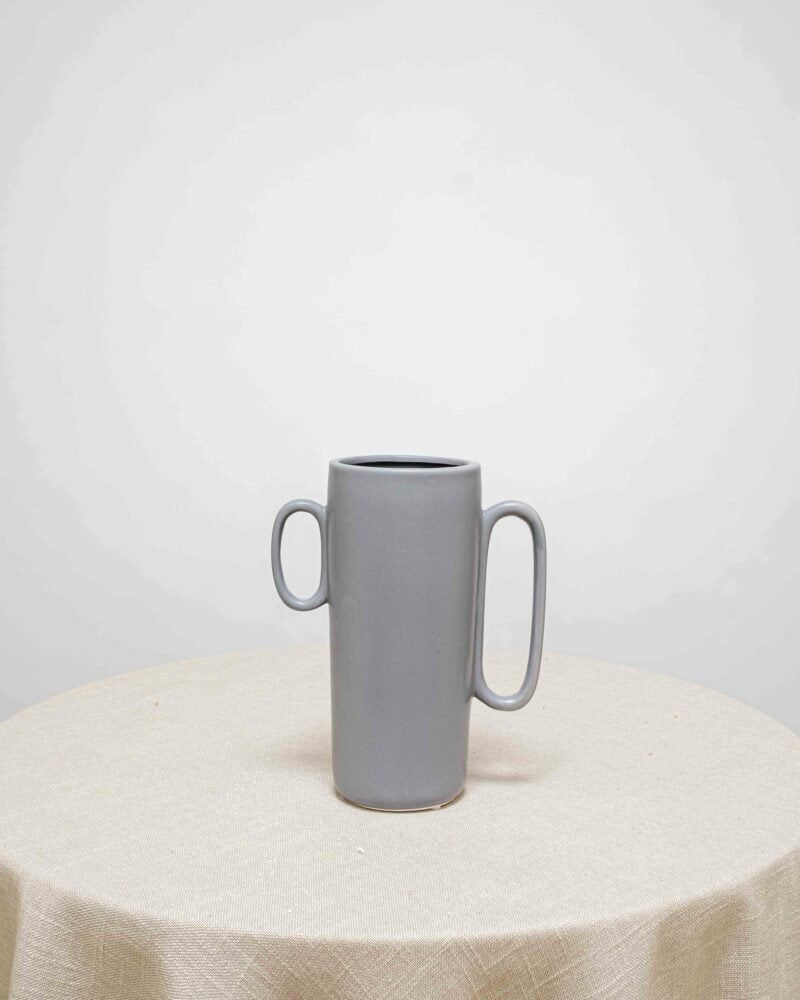 Keramikvas Aroma – Grå, Flora Grossist, vaser-och-krukor