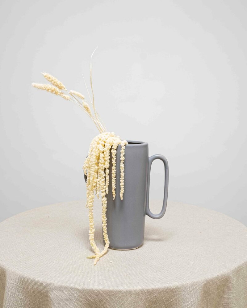 Keramikvas Aroma – Grå, Flora Grossist, vaser-och-krukor