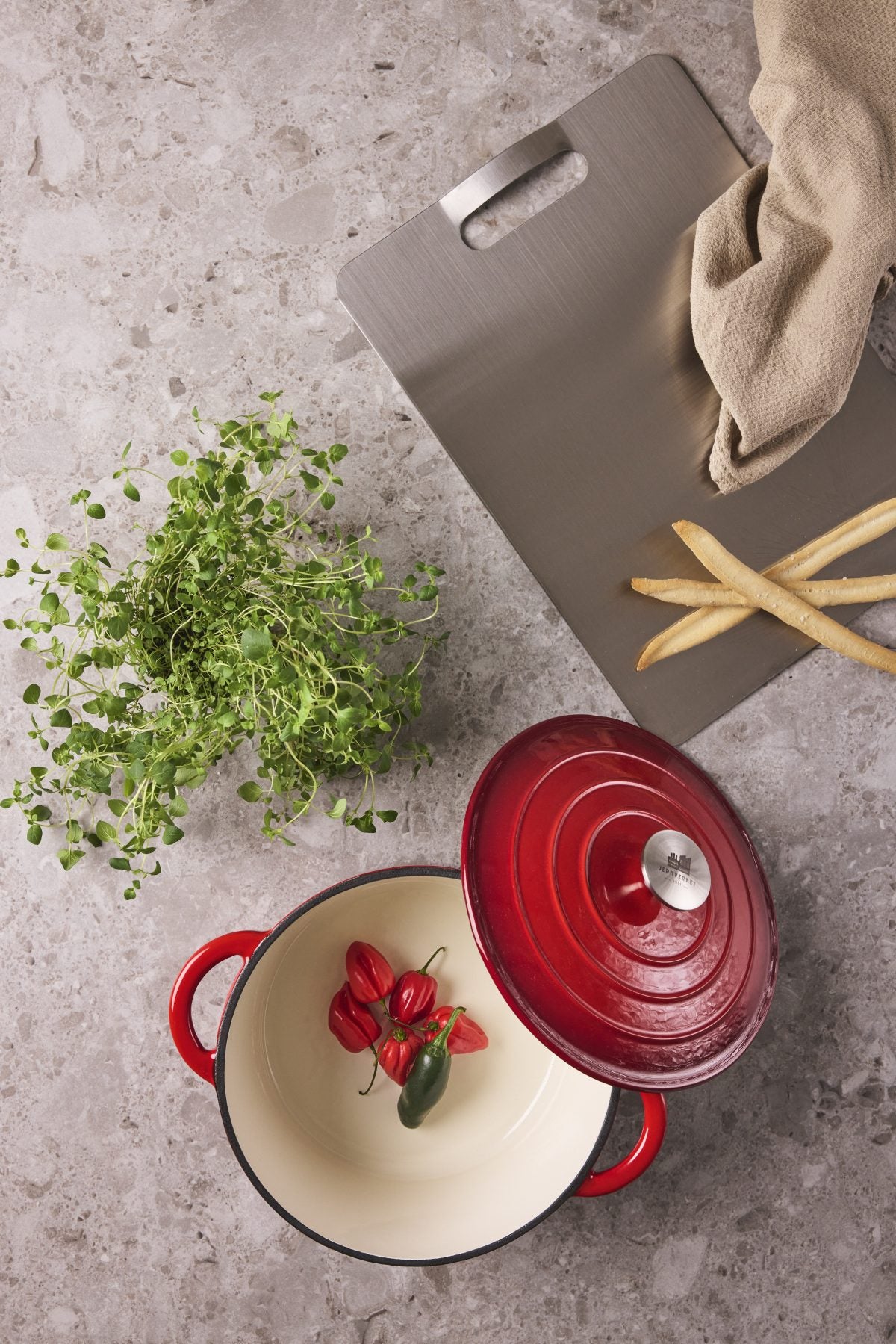 Snygg Serveringsbräda i Rostfritt Stål från Jernverket, House of Regalo, kök-och-heminredning