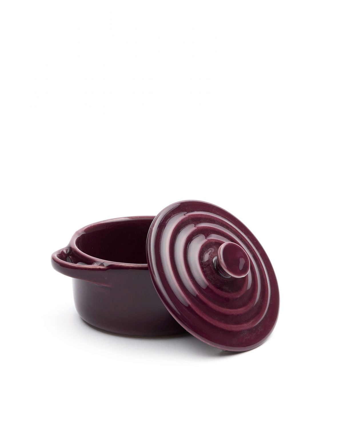 Minigrytor i Keramik – Set om 4 – Borgona, House of Regalo, kök-och-heminredning