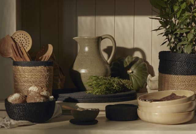 Coaster Ella Pure Black D10,5cm, Dixie, bordstabletter