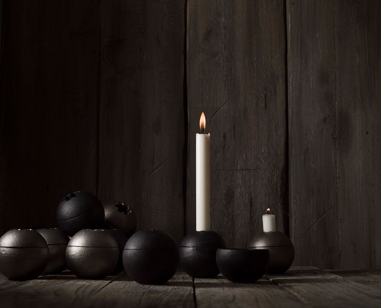 Svart ljusstake från Drosselmeyer