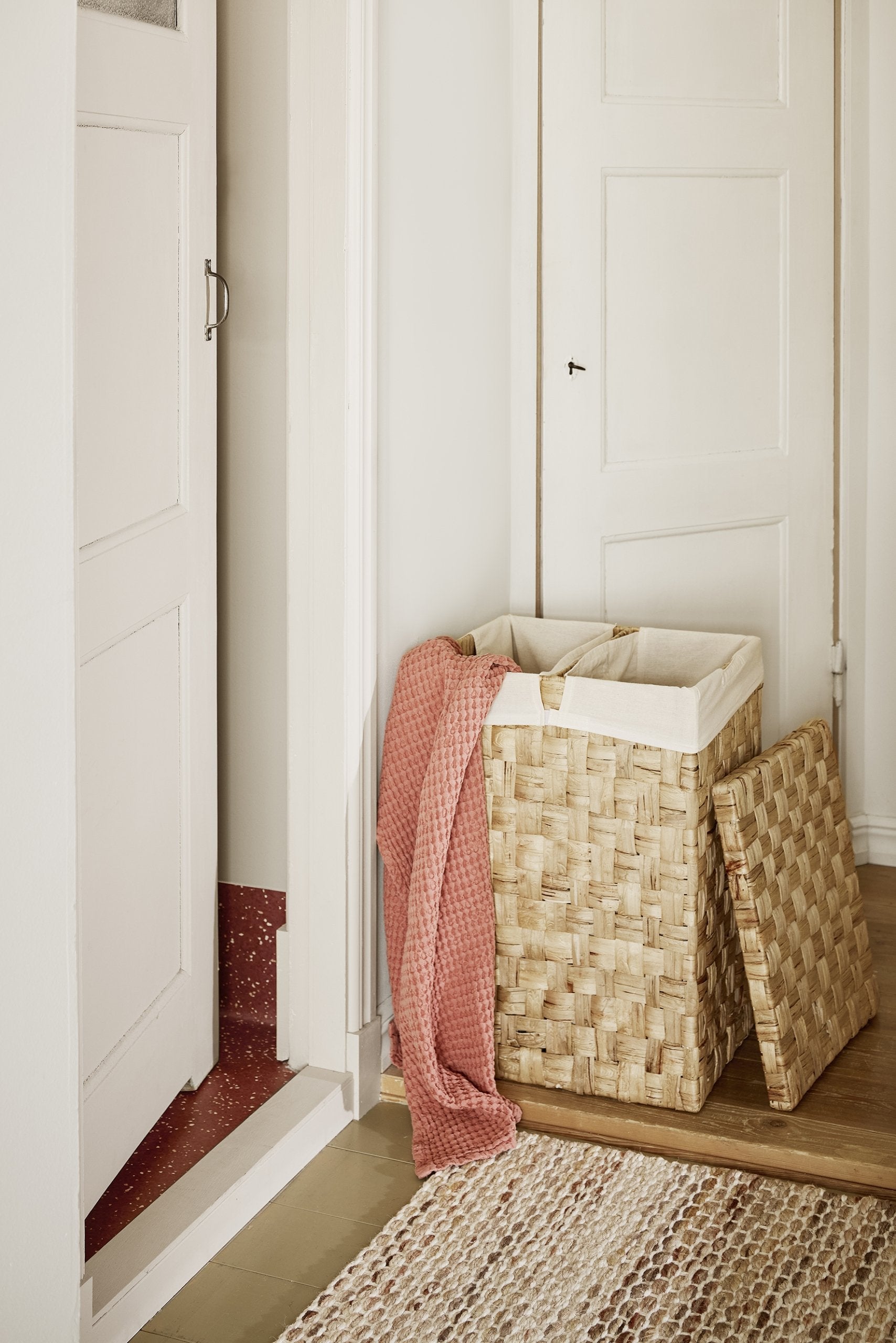 Laundry Basket Rect W.divider Lily, Dixie, korgar